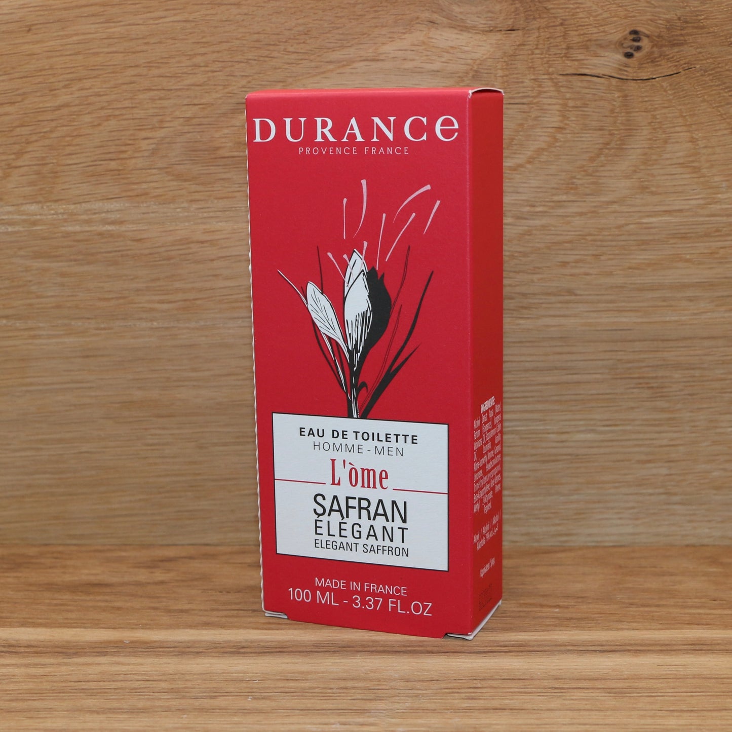 Eau de toilette Safran Élégant 100ml - Durance