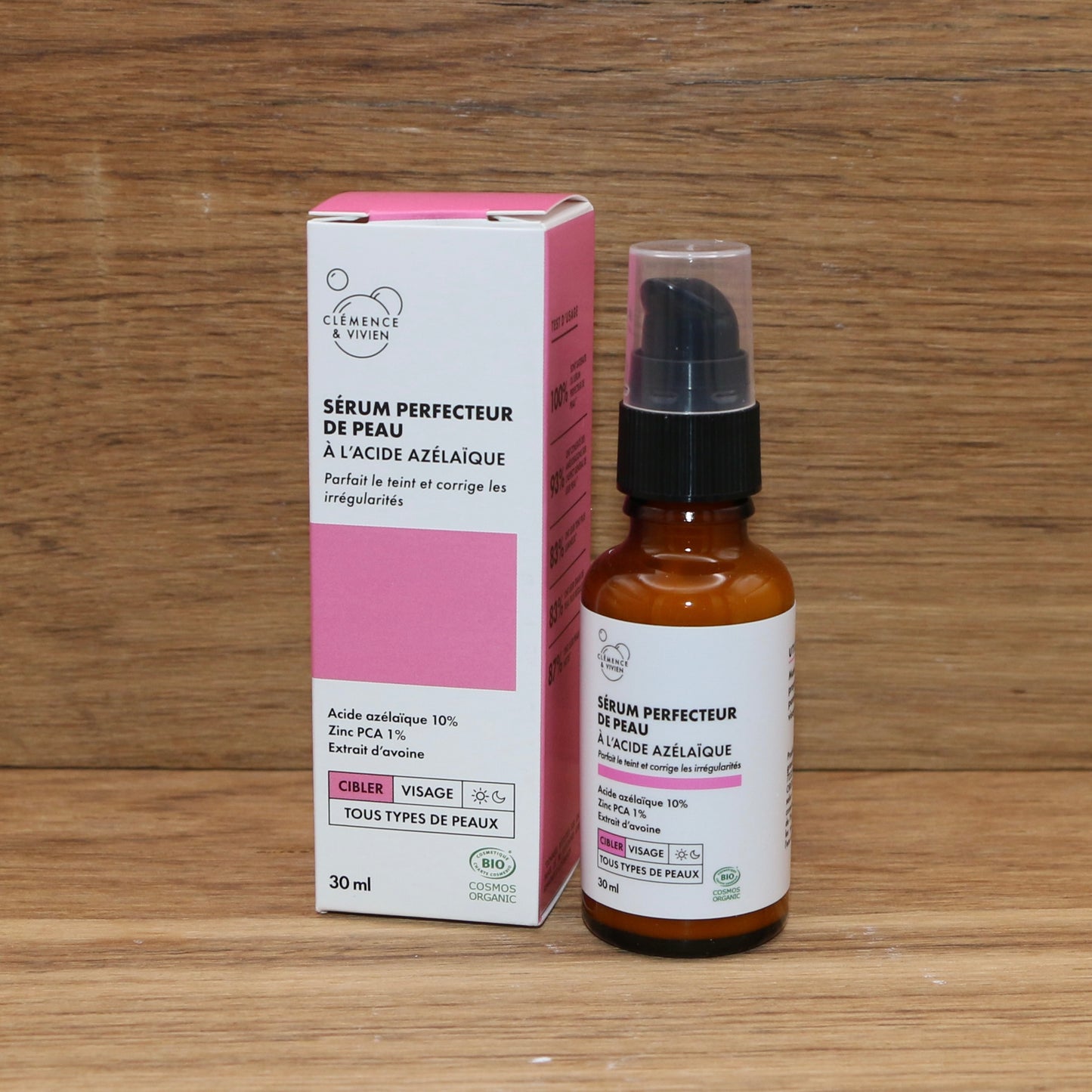 Sérum Perfecteur de peau Acide Azélaïque 10% 30ml - Clémence & Vivien