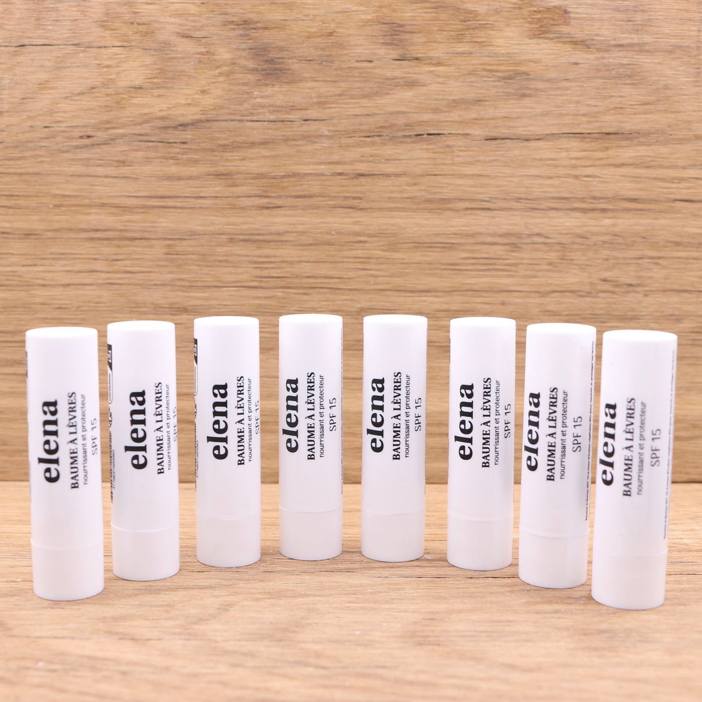 Pack de 8 Baumes à lèvres nourrissant SPF15 4g - Elena