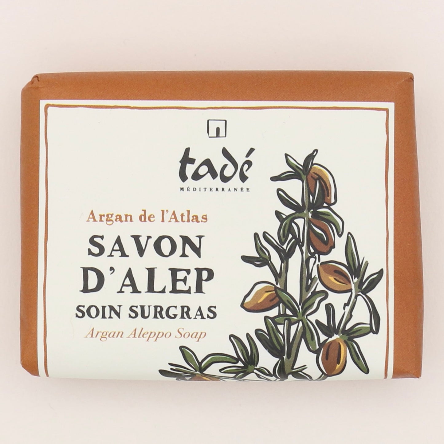 Savon d’Alep surgras Argan de l’Atlas 100g - Tadé