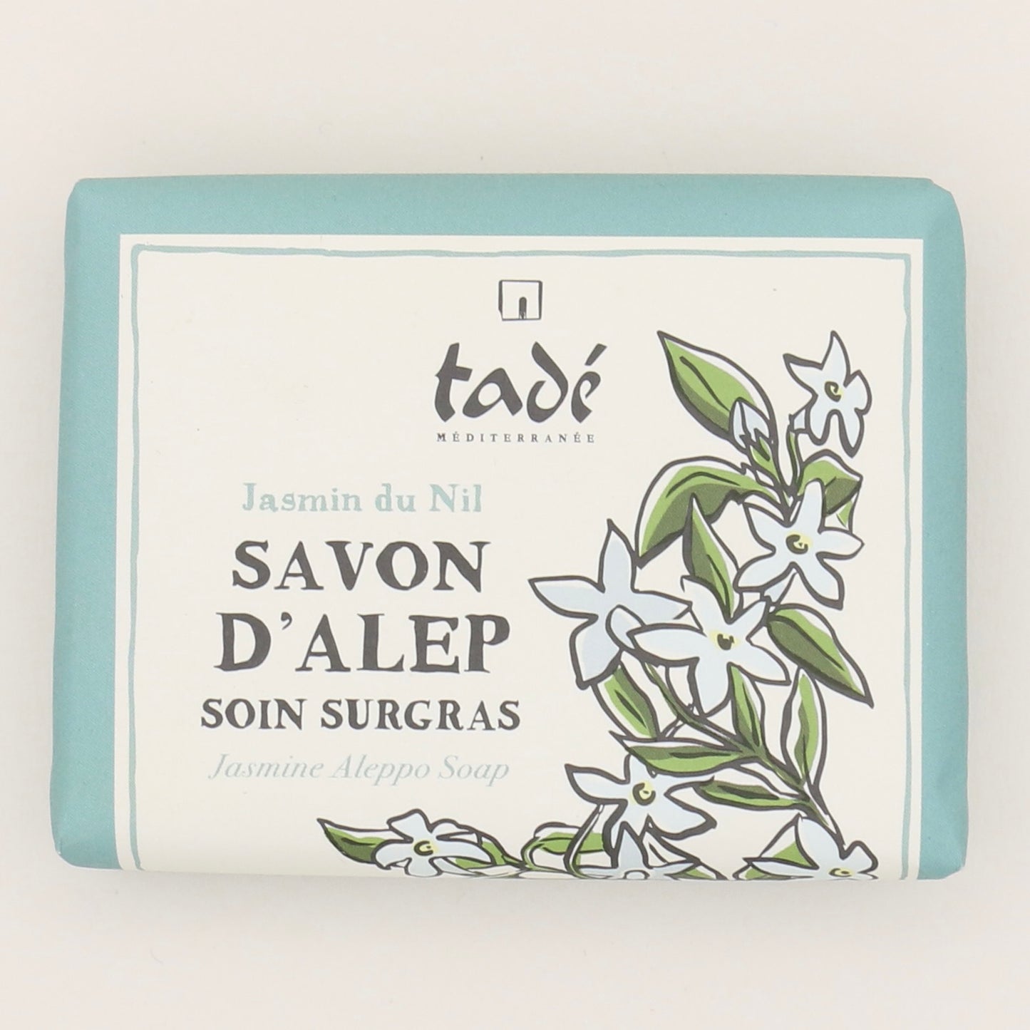 Savon d’Alep surgras Jasmin du Nil 100g - Tadé