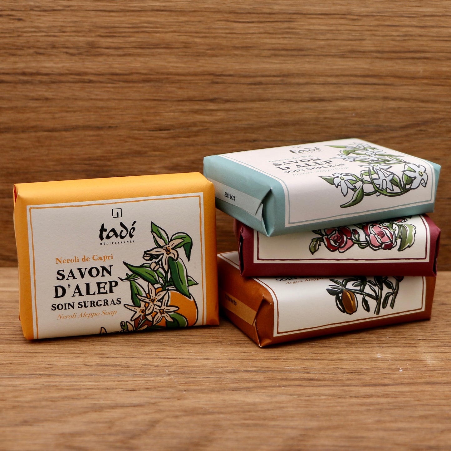 Savon d’Alep surgras Jasmin du Nil 100g - Tadé
