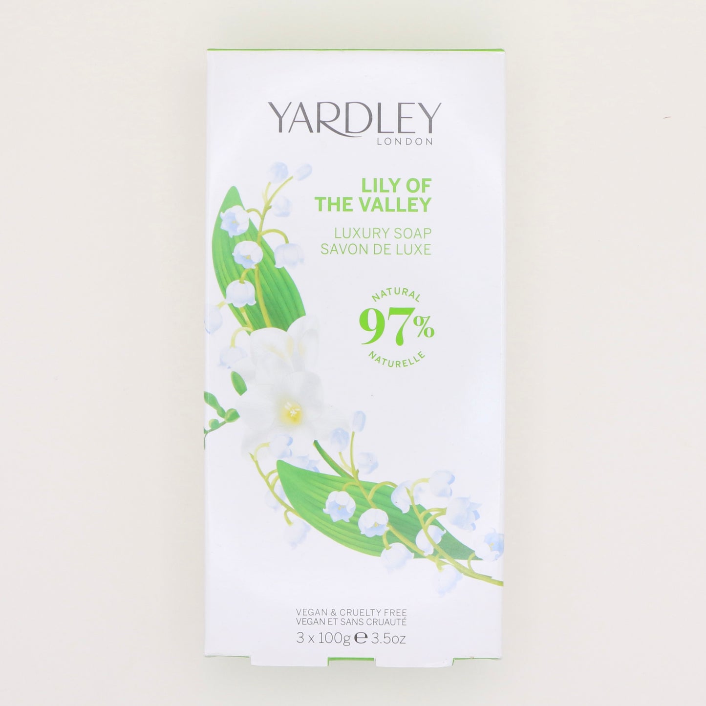 Lot de 3 savons solides Muguet 300g - Yardley