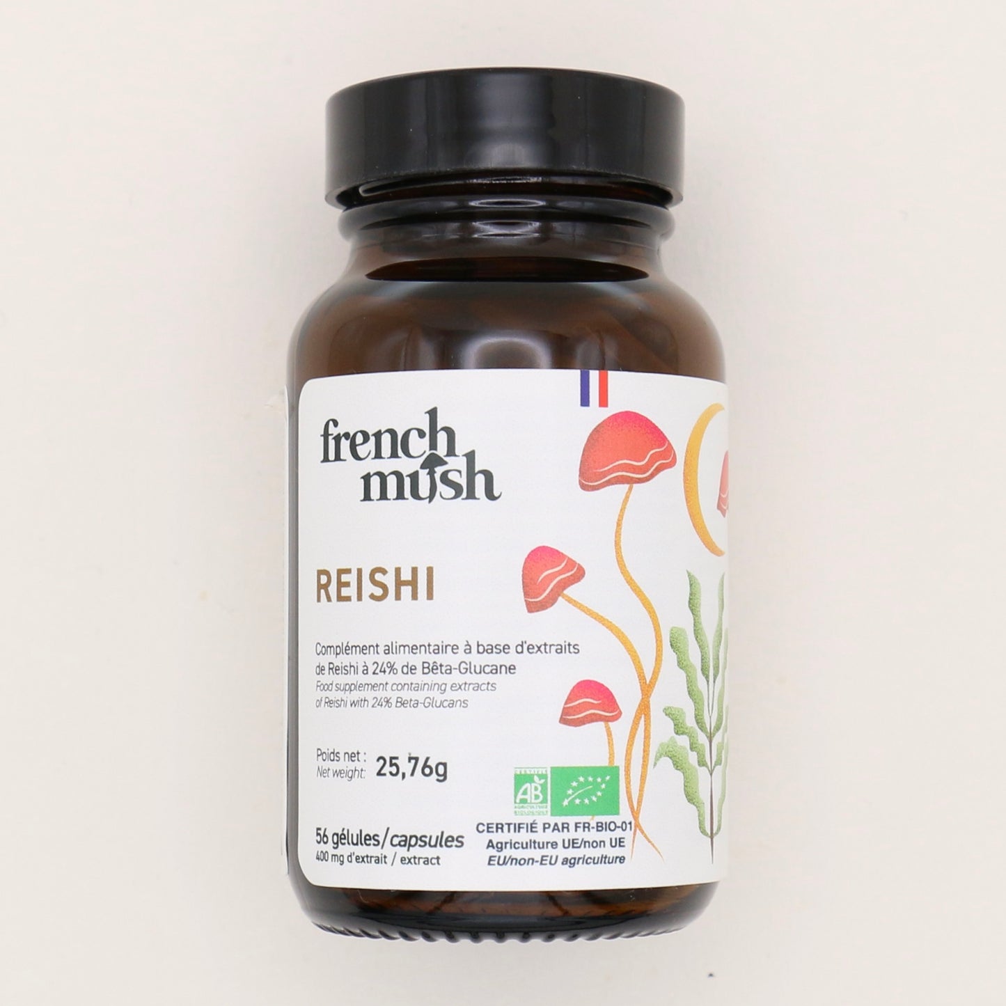 Gélules Reishi 56 unités - Frenchmush