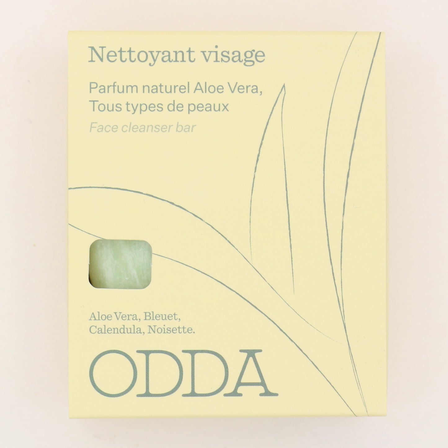 Nettoyant visage Aloé Vera 75g - Odda