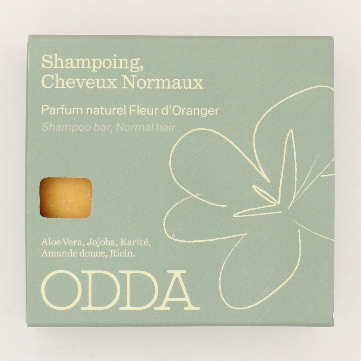 Shampoing cheveux normaux Fleur d’Oranger 80g - Odda