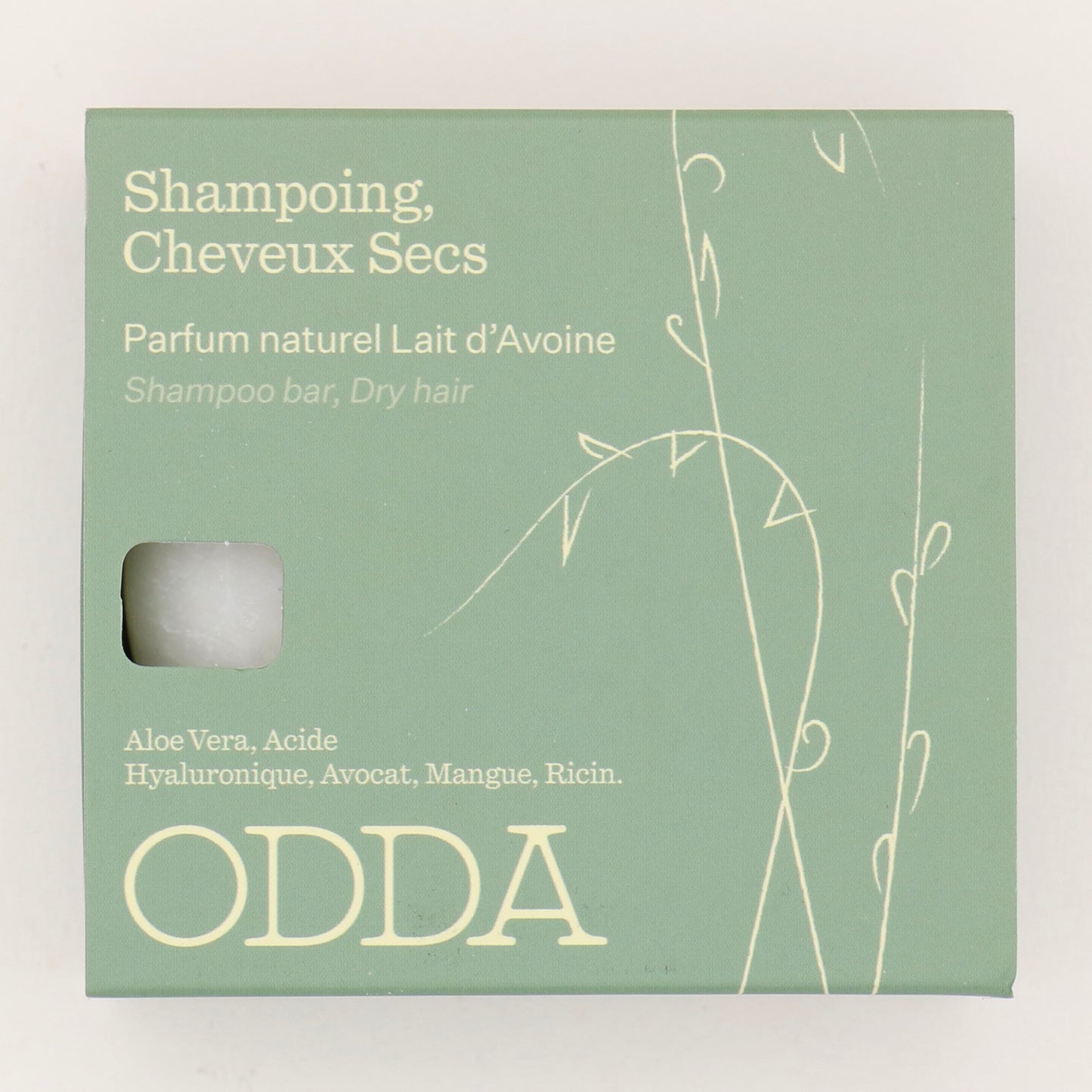 Shampoing cheveux secs Lait d’Avoine 80g - Odda