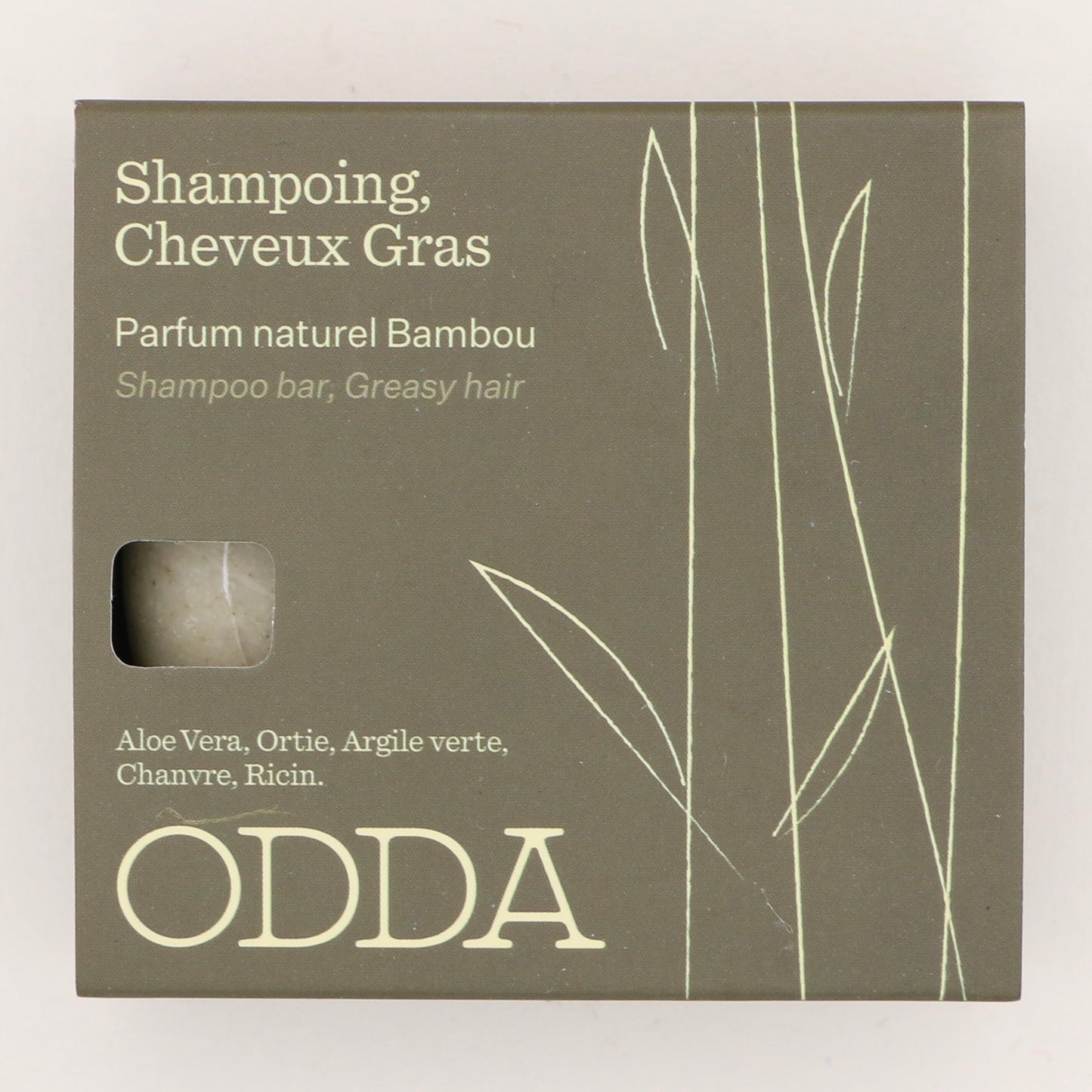Shampoing cheveux gras Bambou 80g - Odda