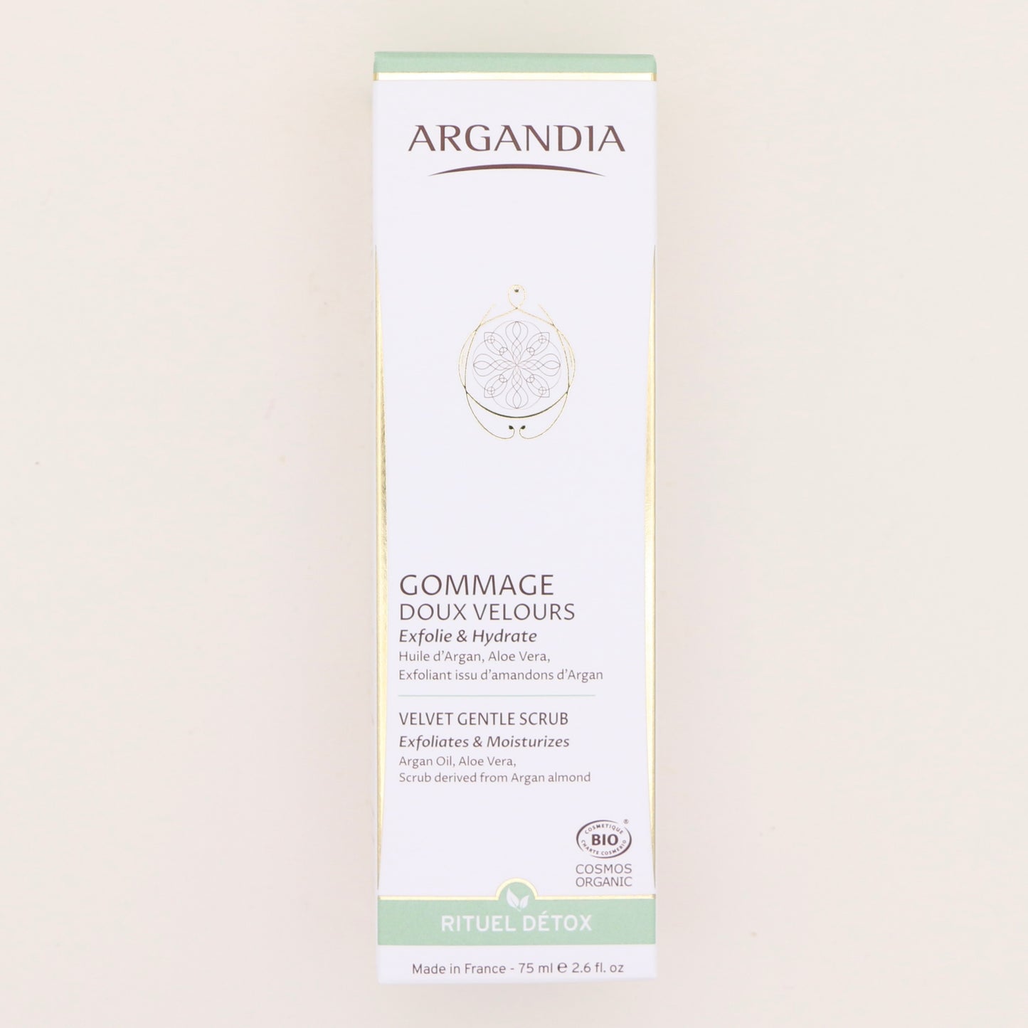 Gommage Doux Velours Visage, Rituel Détox 75 ml - Argandia