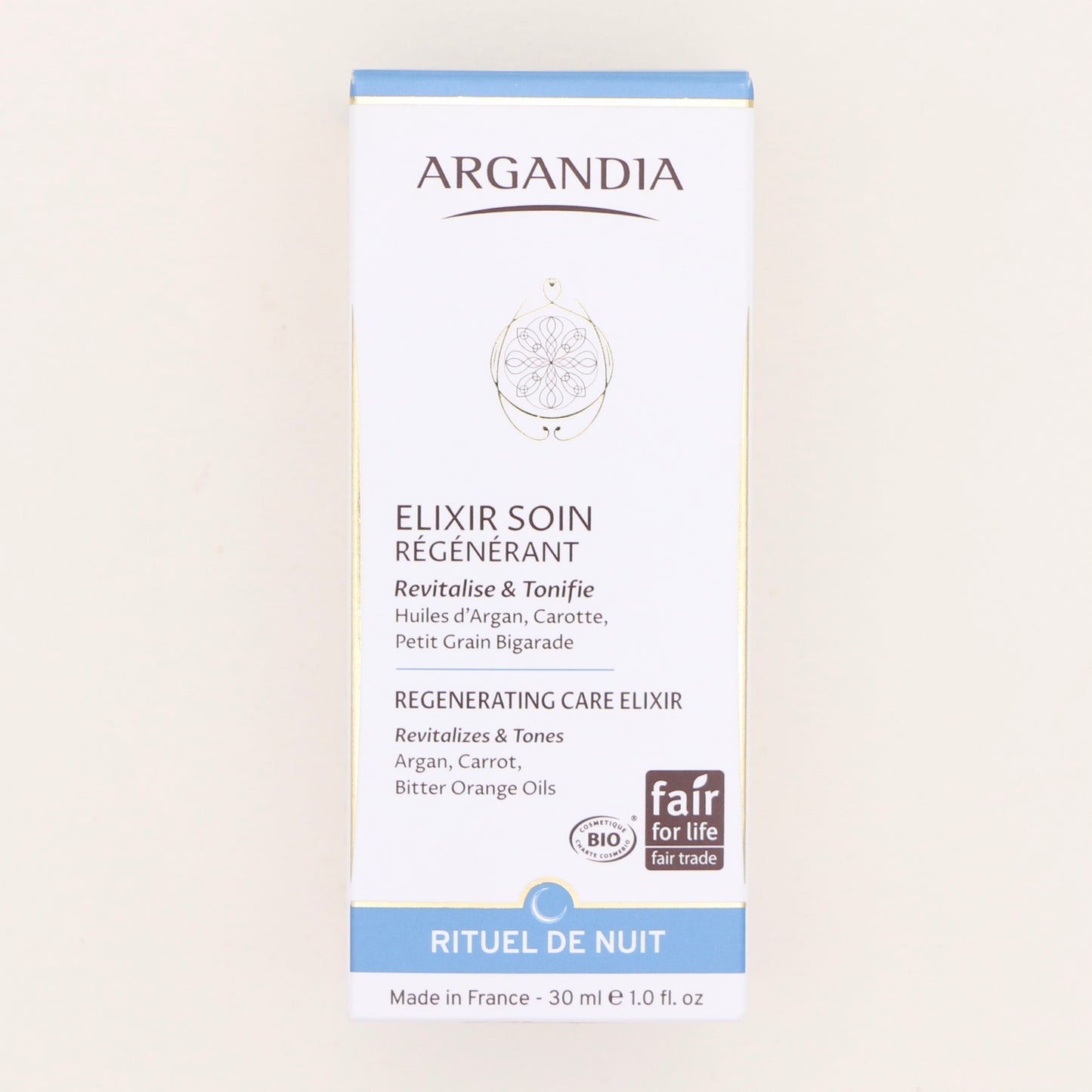 Elixir Soin Régénérant 30ml, Rituel de Nuit - Argandia
