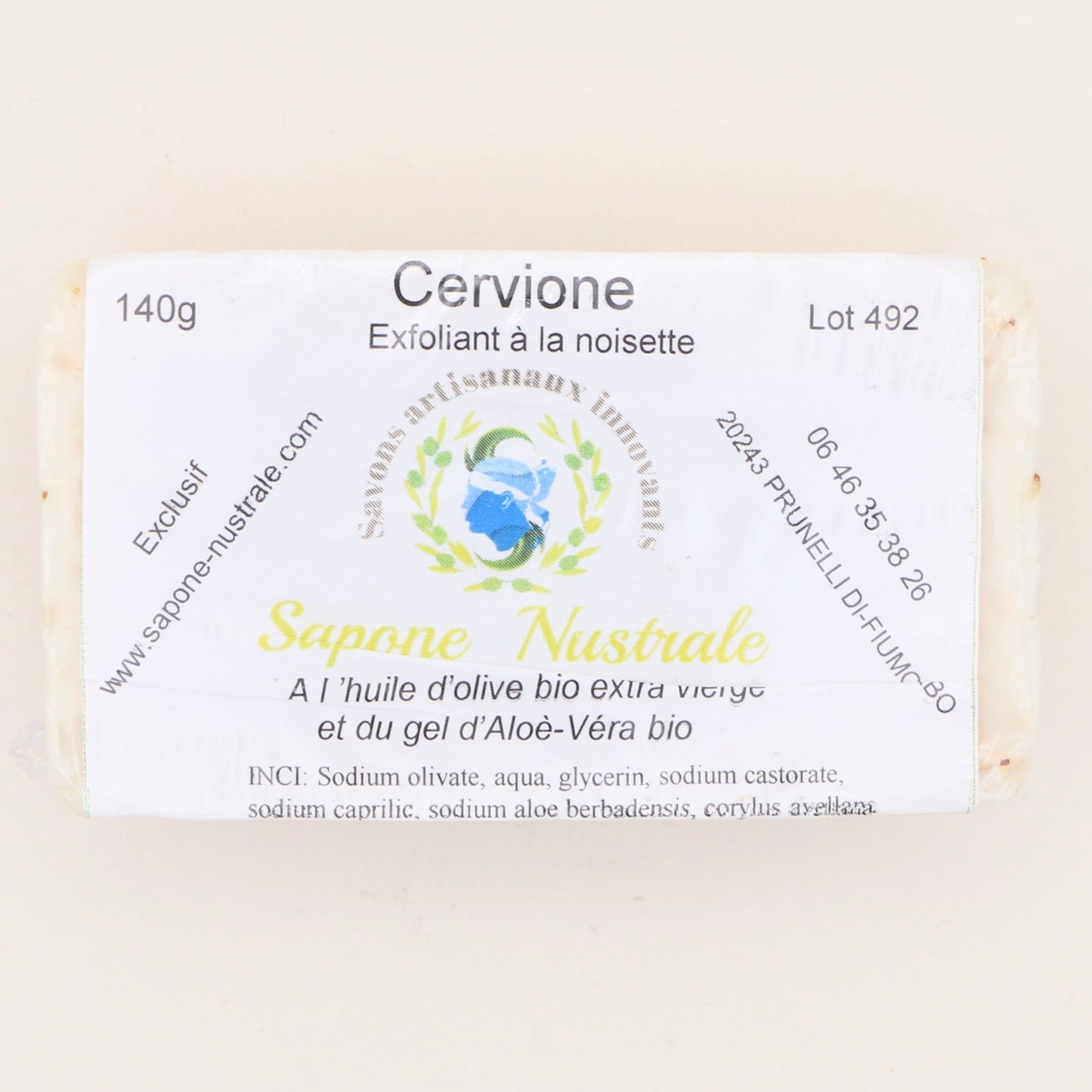 Savon exfoliant Cervione 140g - Sapone Nustrale
