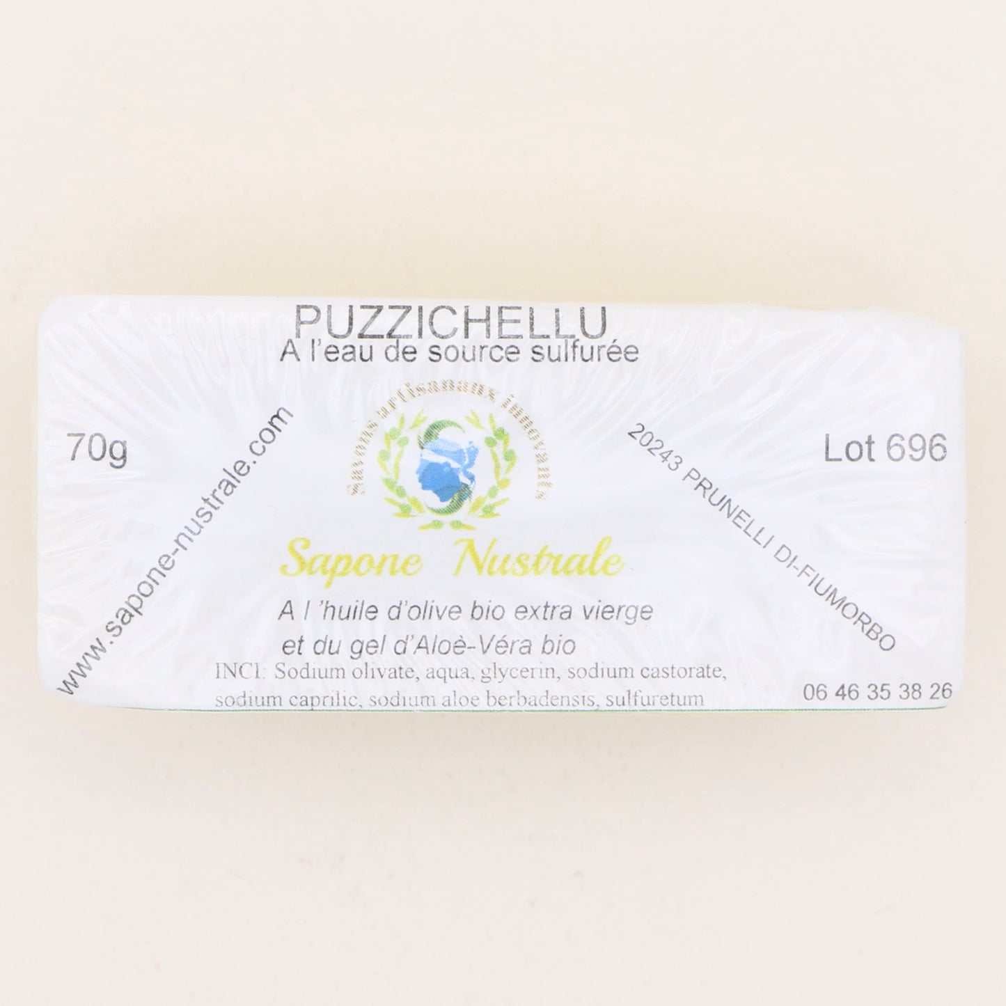 Savon Puzzichellu 70g - Sapone Nustrale