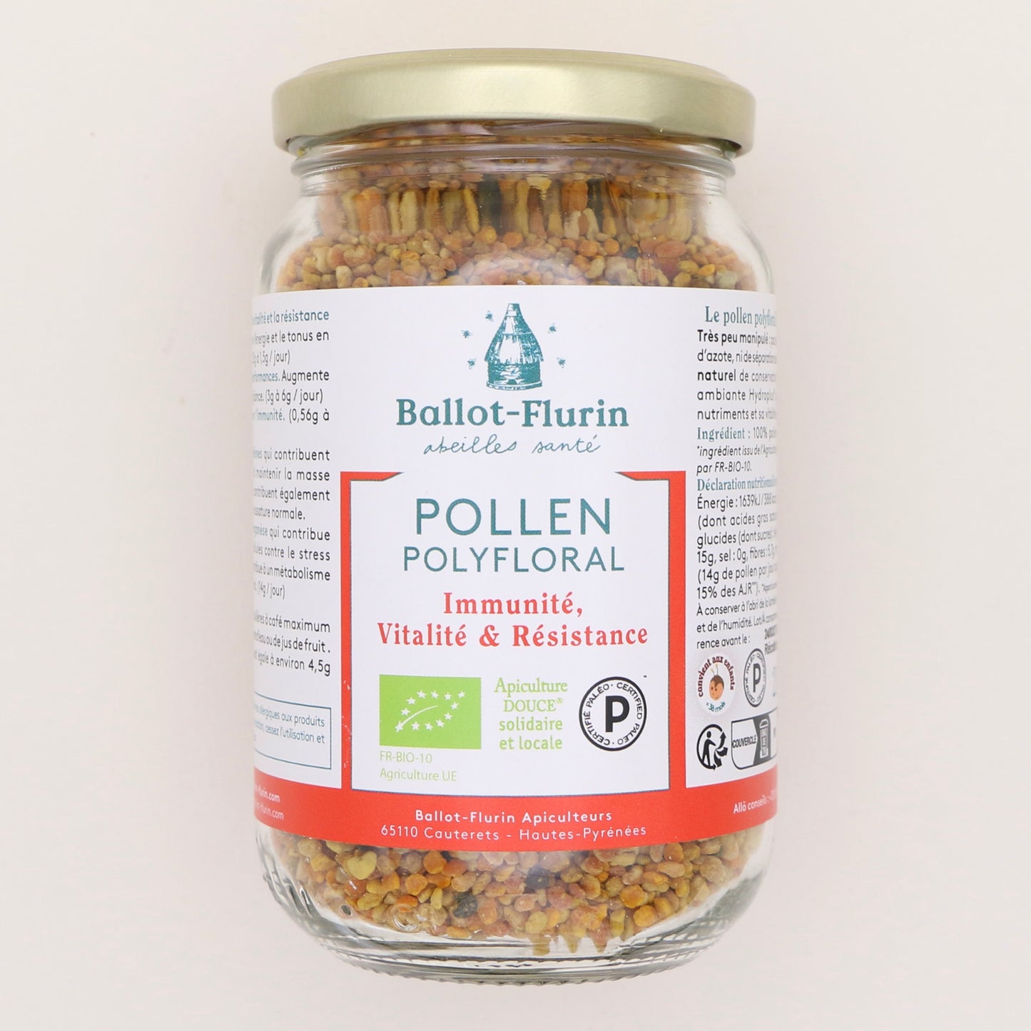 Pollen Polyfloral Dynamisé 210g - Ballot-Flurin