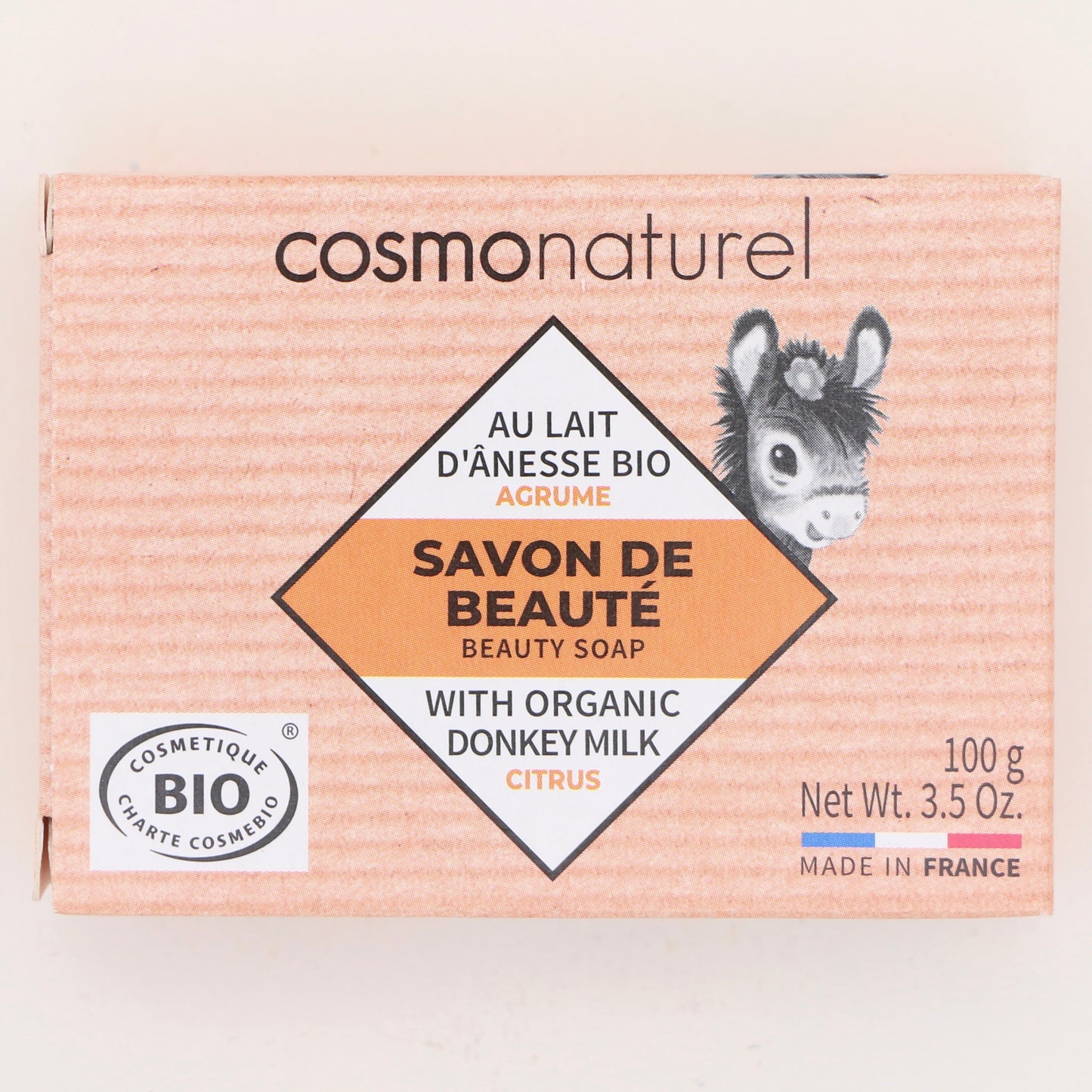 Savon au lait d’ânesse Agrume 100g - Cosmo Naturel