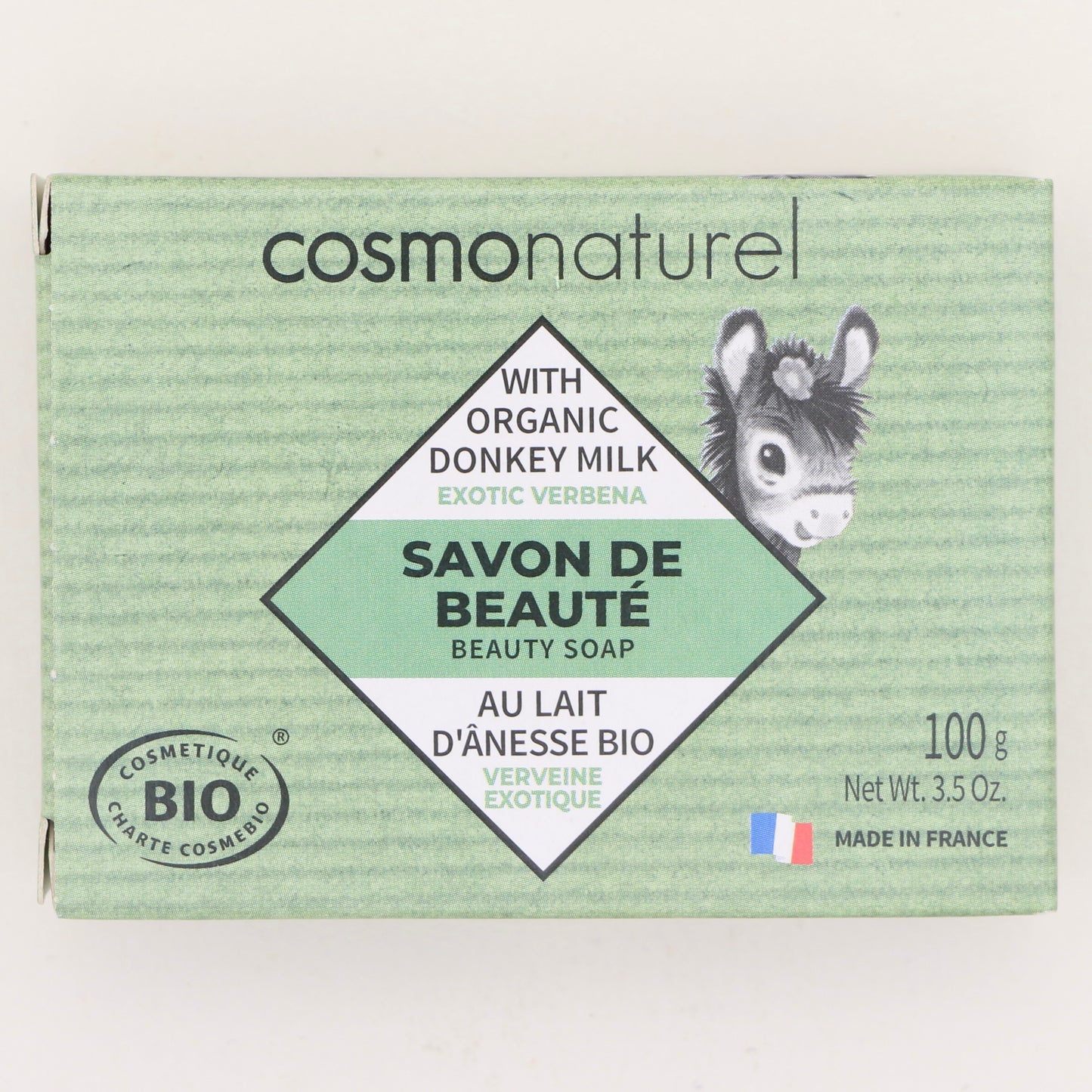 Savon au lait d’ânesse Verveine 100g - Cosmo Naturel