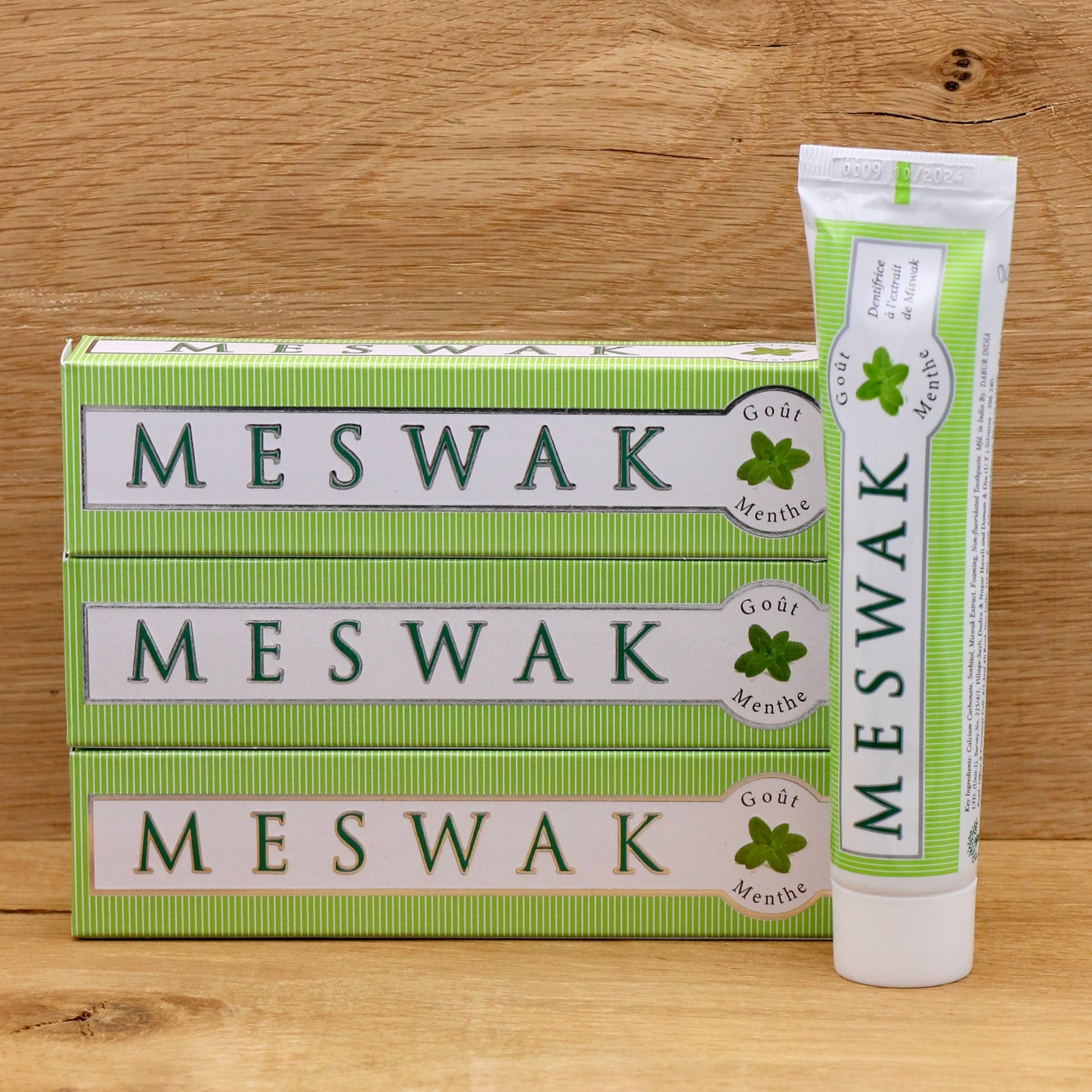 Dentifrice Meswak Menthe 100g - lot de 3 - Kerala Nature