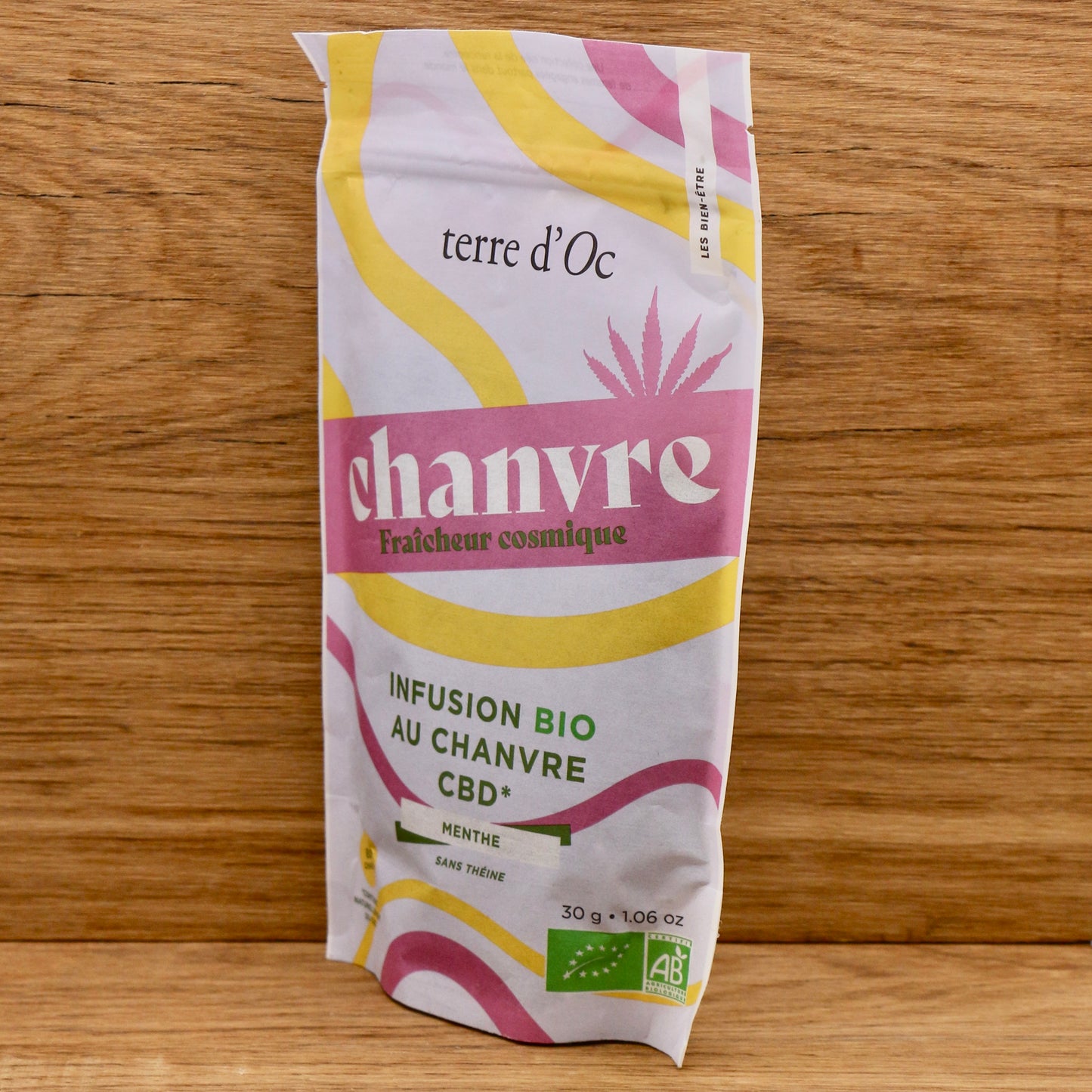 Infusion Bio au Chanvre Fraîcheur Cosmique 30g - Terre d’Oc
