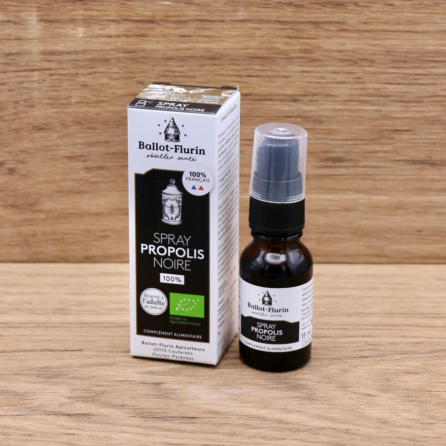 Spray Propolis Noire 15ml - Ballot-Flurin