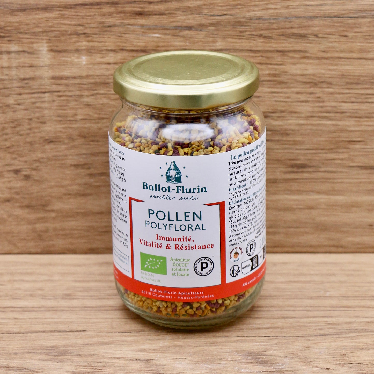 Pollen Polyfloral Dynamisé 210g - Ballot-Flurin