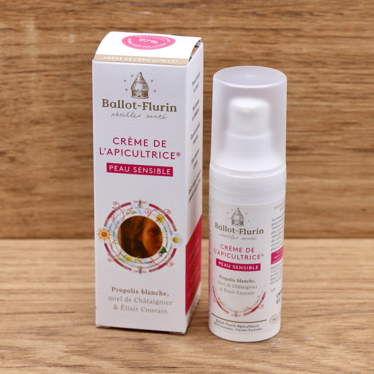 Crème de l’Apicultrice Peau Sensible 30ml - Ballot-Flurin