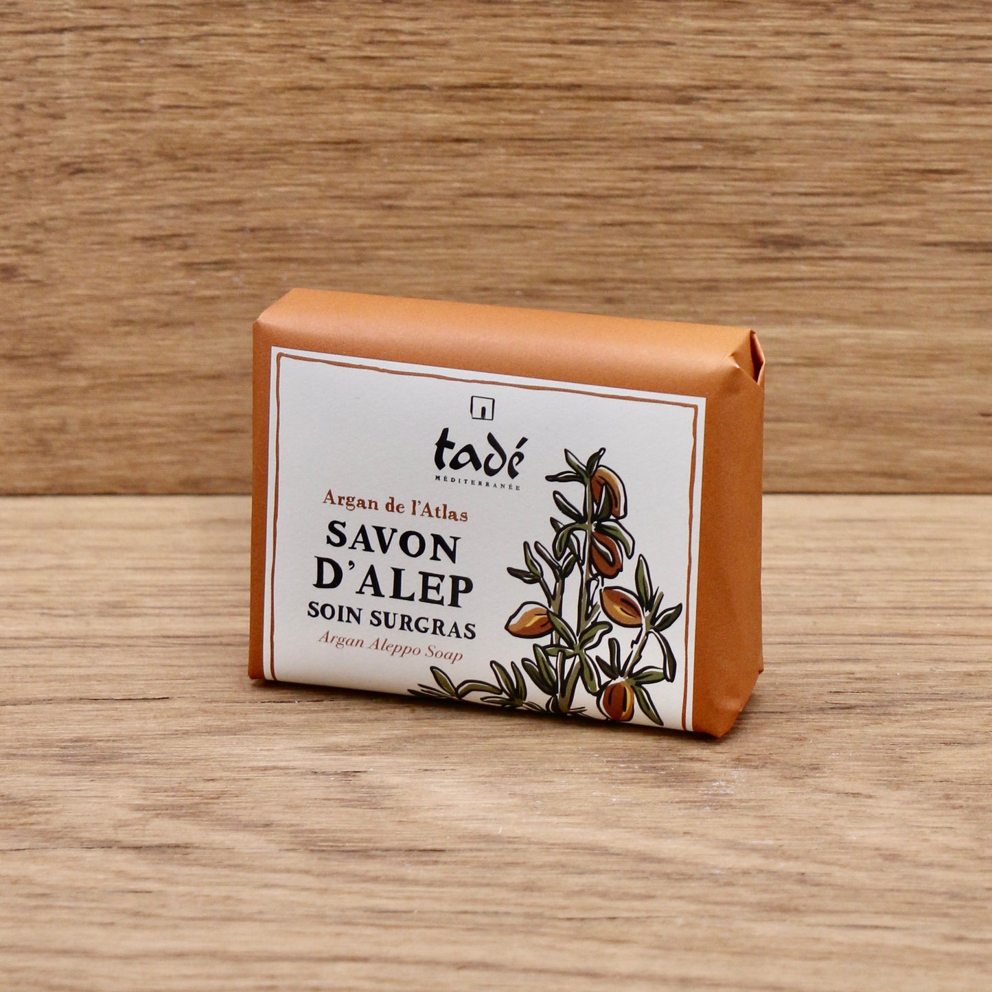 Savon d’Alep surgras Argan de l’Atlas 100g - Tadé