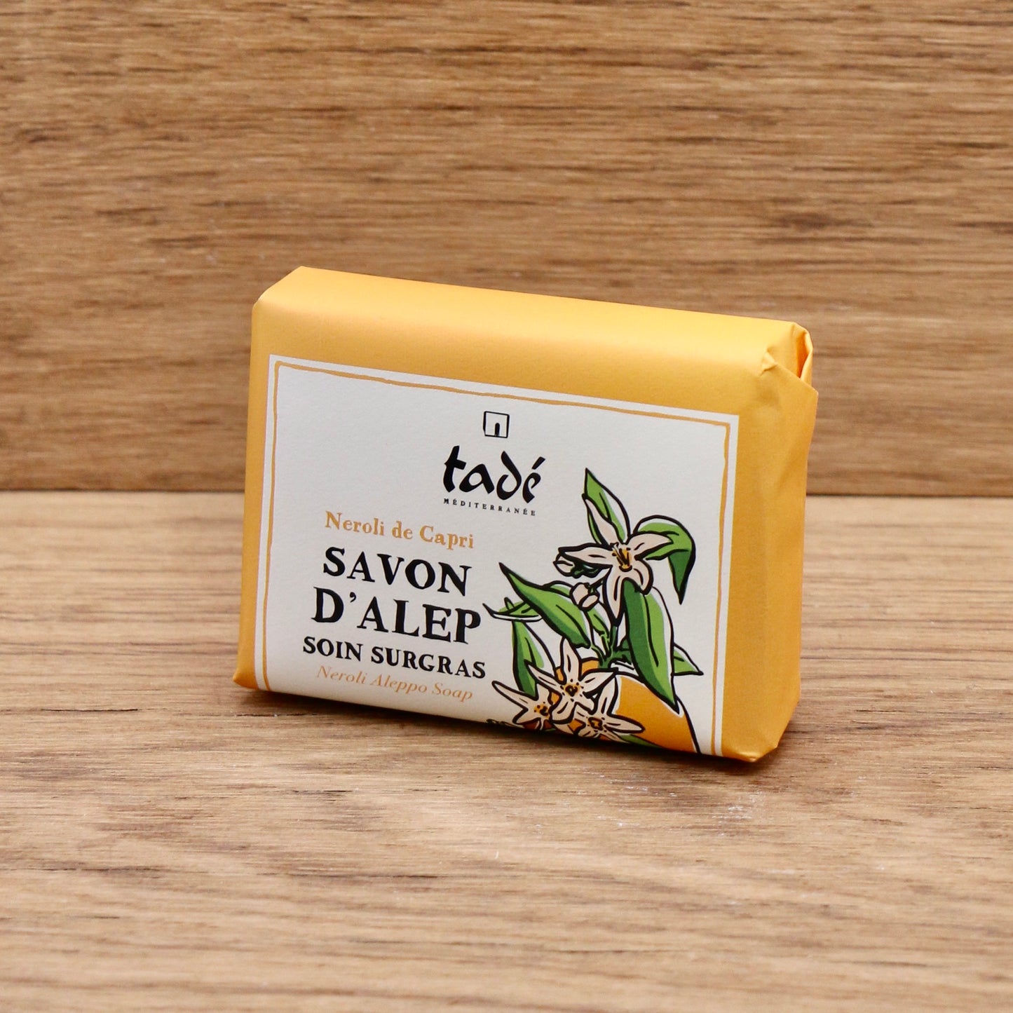 Savon d’Alep surgras Néroli de Capri 100g - Tadé