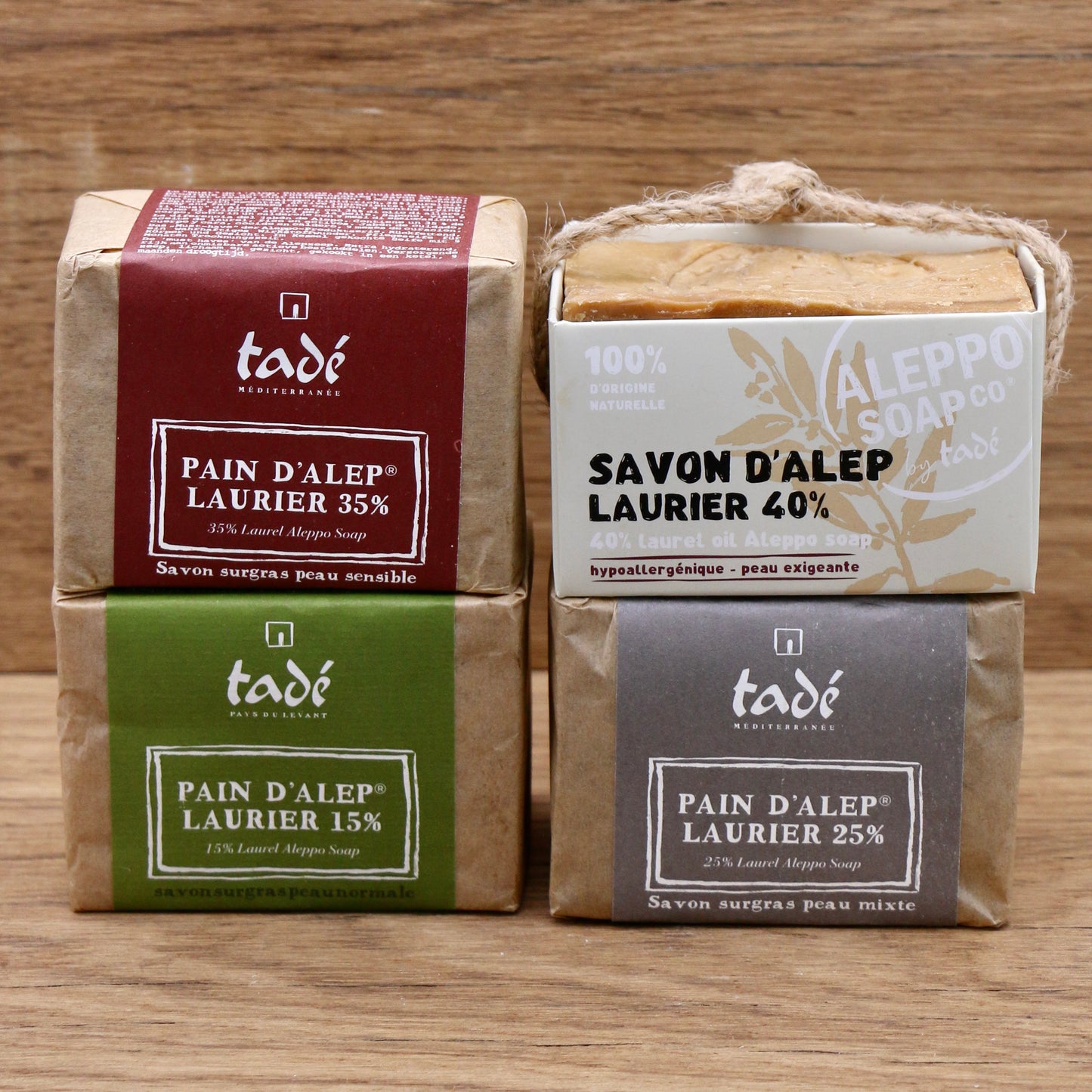 Pain Alep 15% à l’huile de baies de laurier 200g - Tadé
