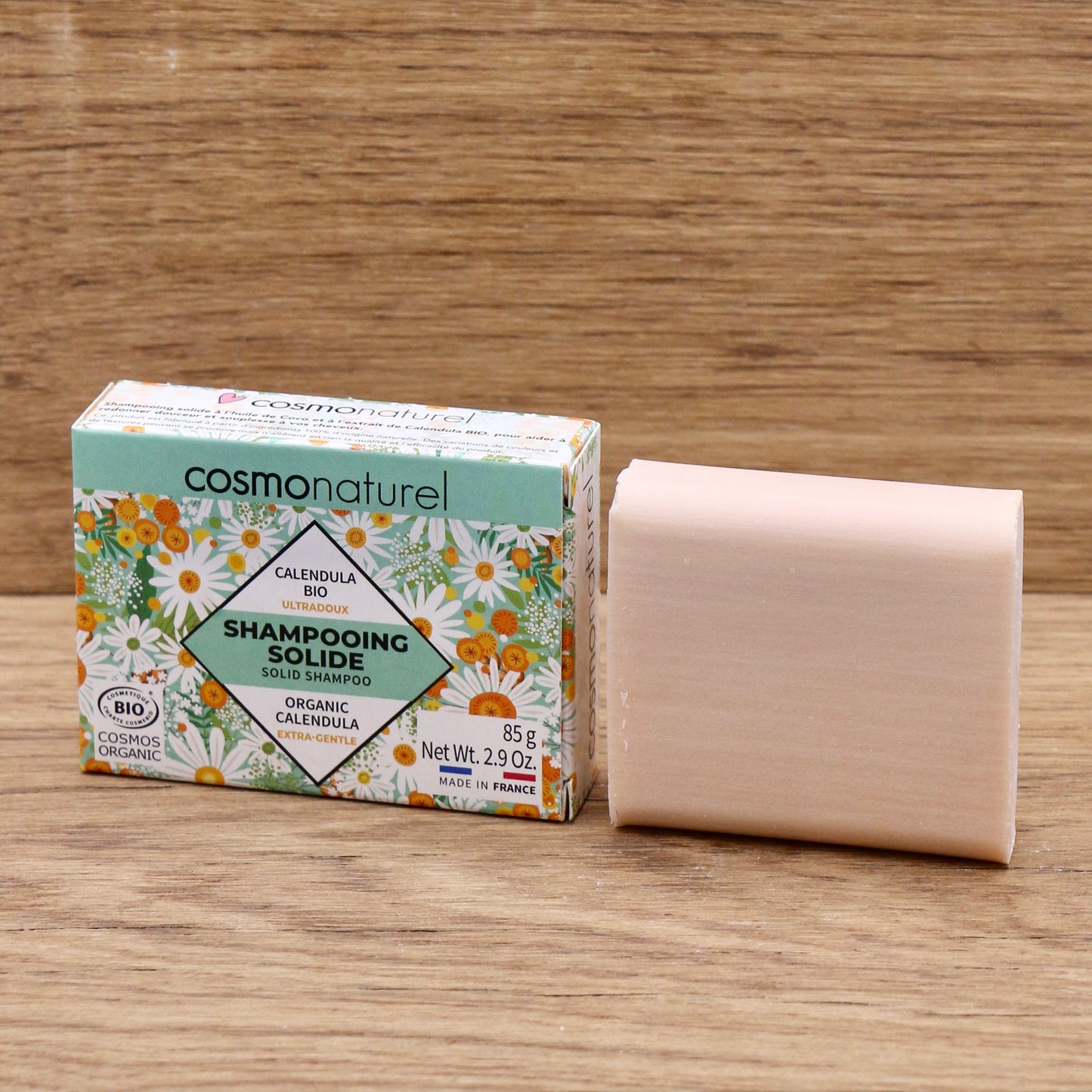 Shampoing solide ultra doux 85g - Cosmo Naturel