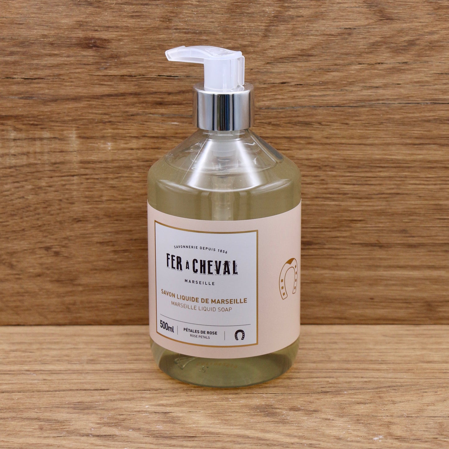 Savon Liquide de Marseille Pétales de Rose 500ml - Fer à Cheval