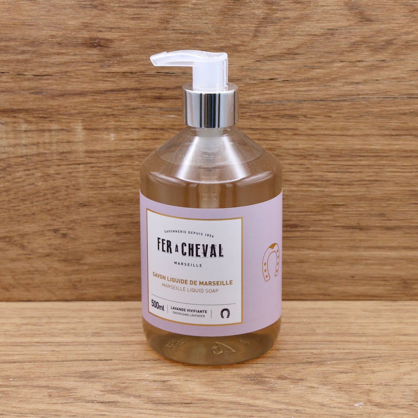 Savon liquide de Marseille Lavande Vivifiante 500ml - Fer à Cheval