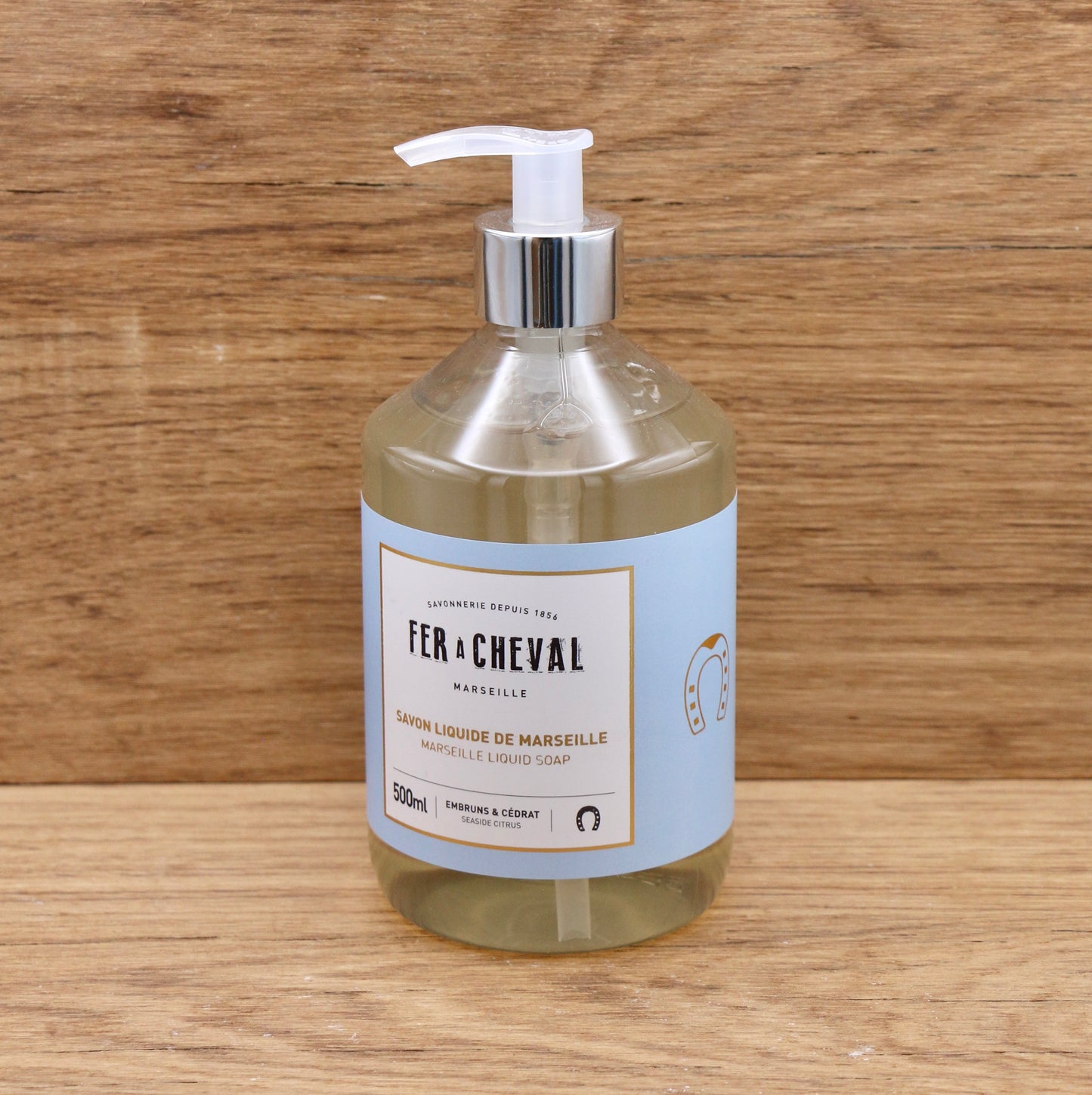 Savon liquide de Marseille Embruns & Cédrat 500ml - Fer à Cheval