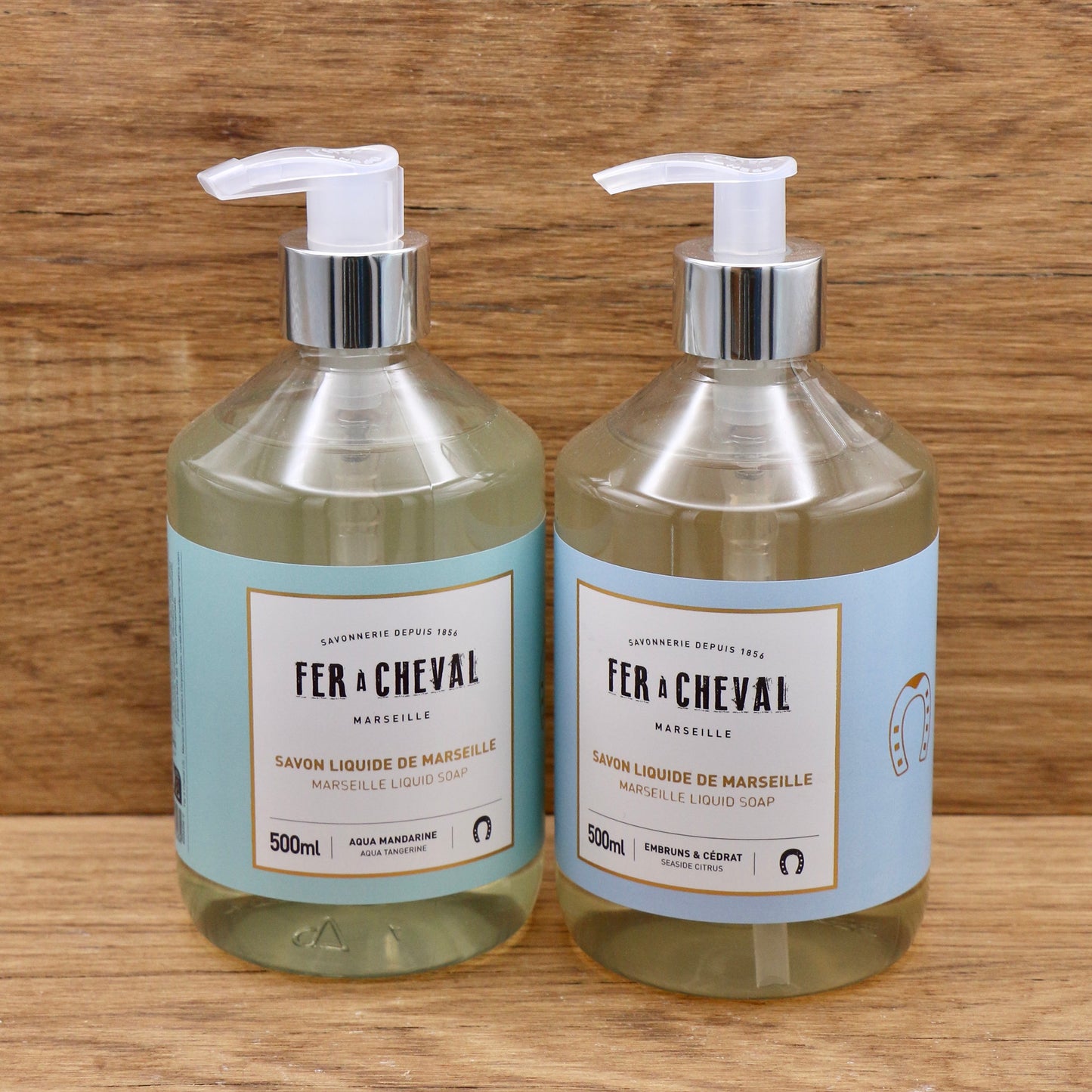 Savon liquide de Marseille Embruns & Cédrat 500ml - Fer à Cheval