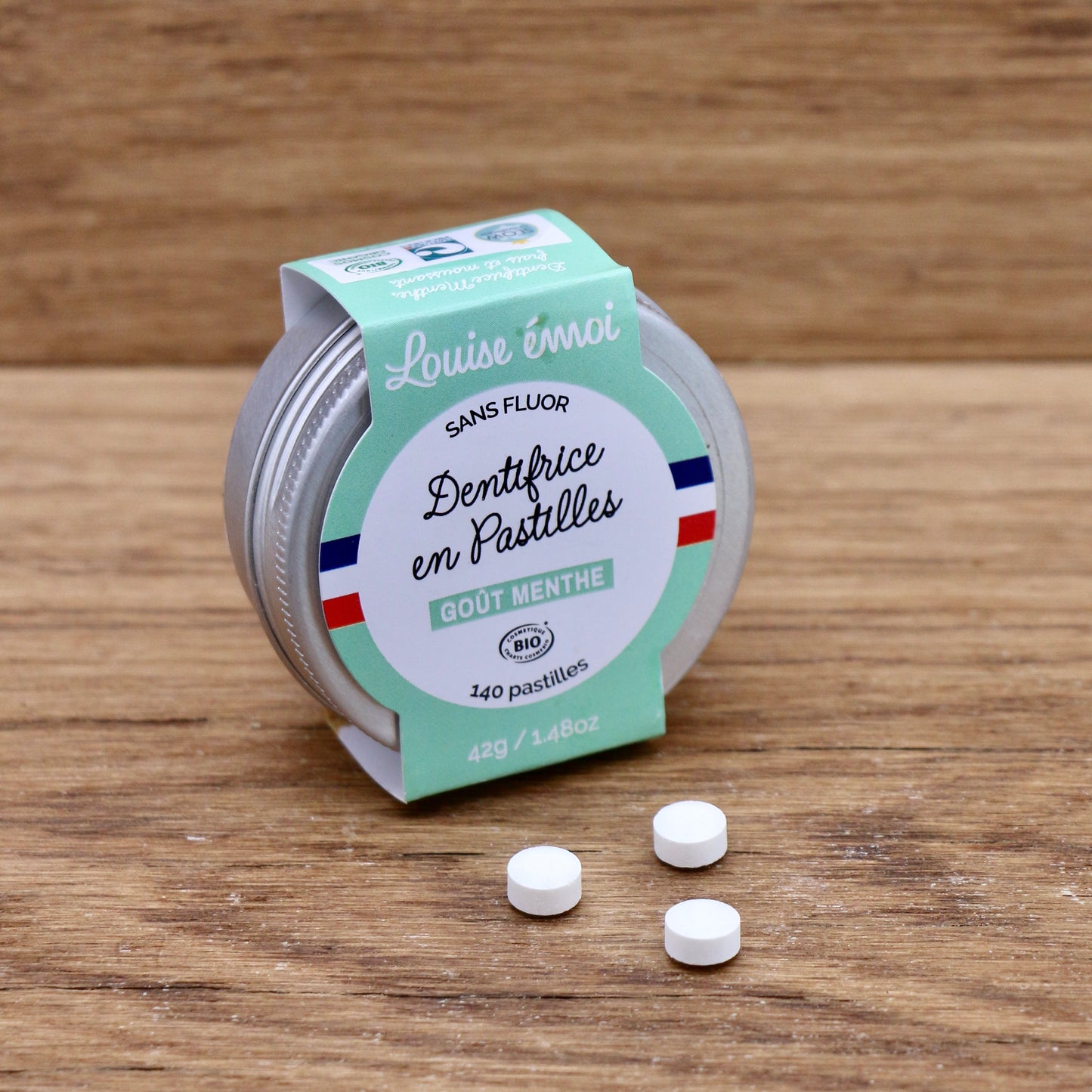 Dentifrice solide Menthe 140 pastilles - Louise Émoi
