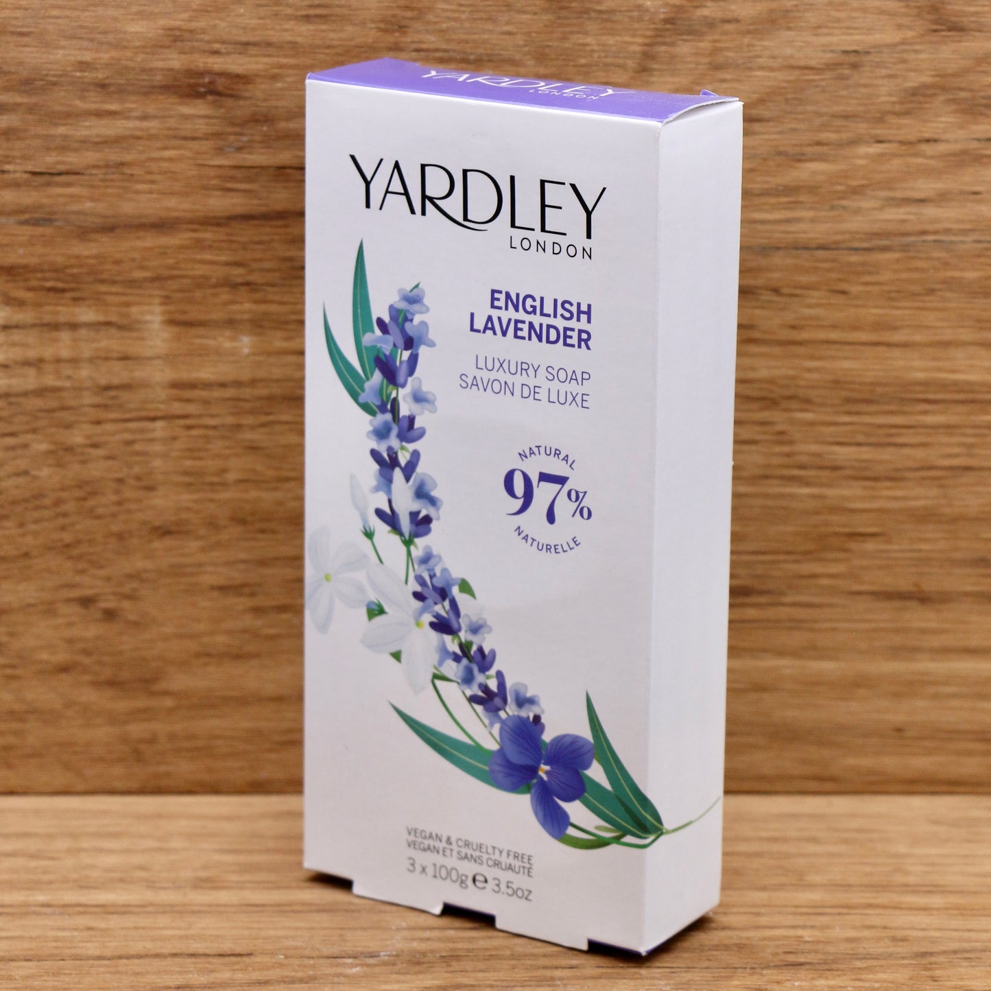 Lot de 3 savons solides Lavande 300g - Yardley