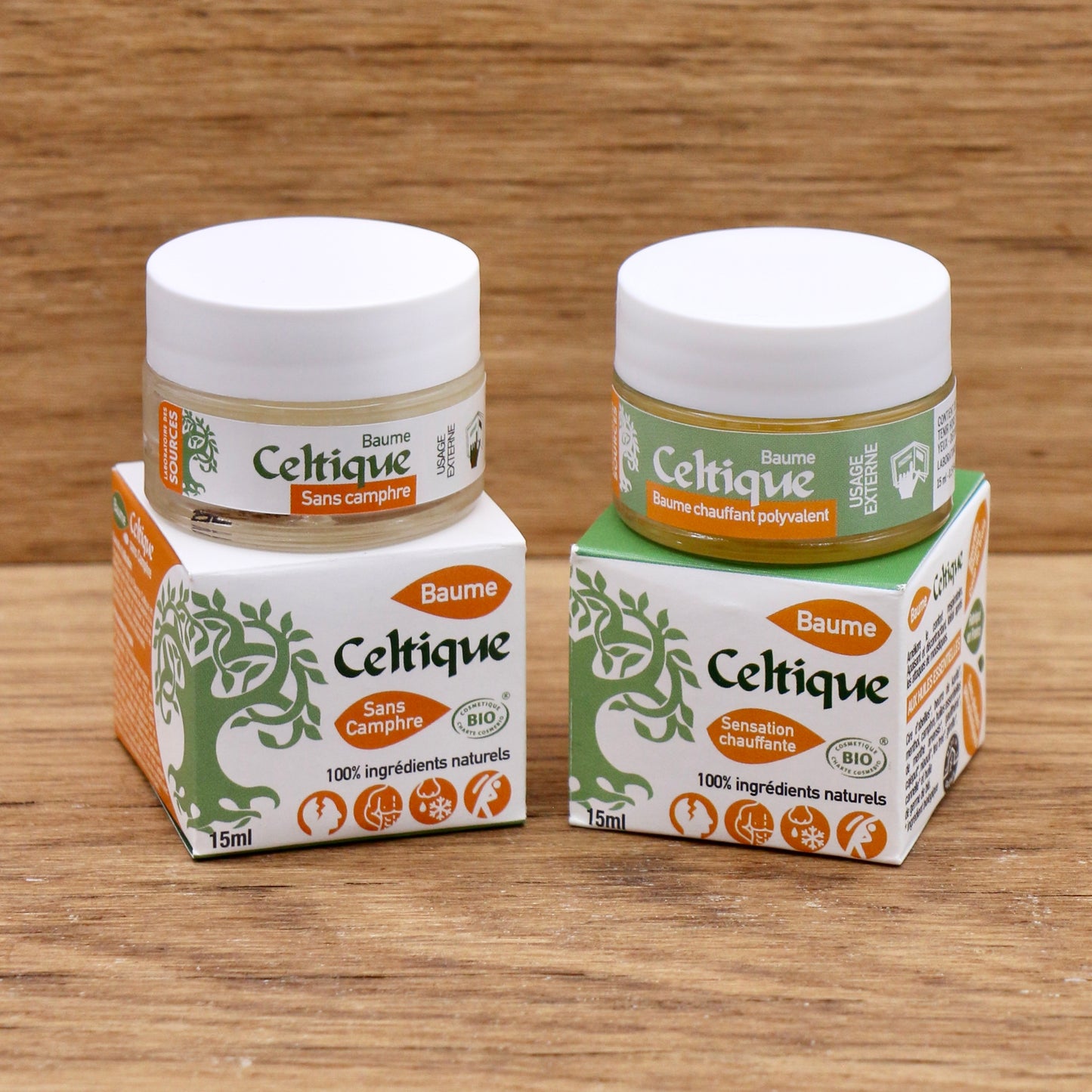 Baume Celtique sans camphre 15ml - Laboratoire des Sources