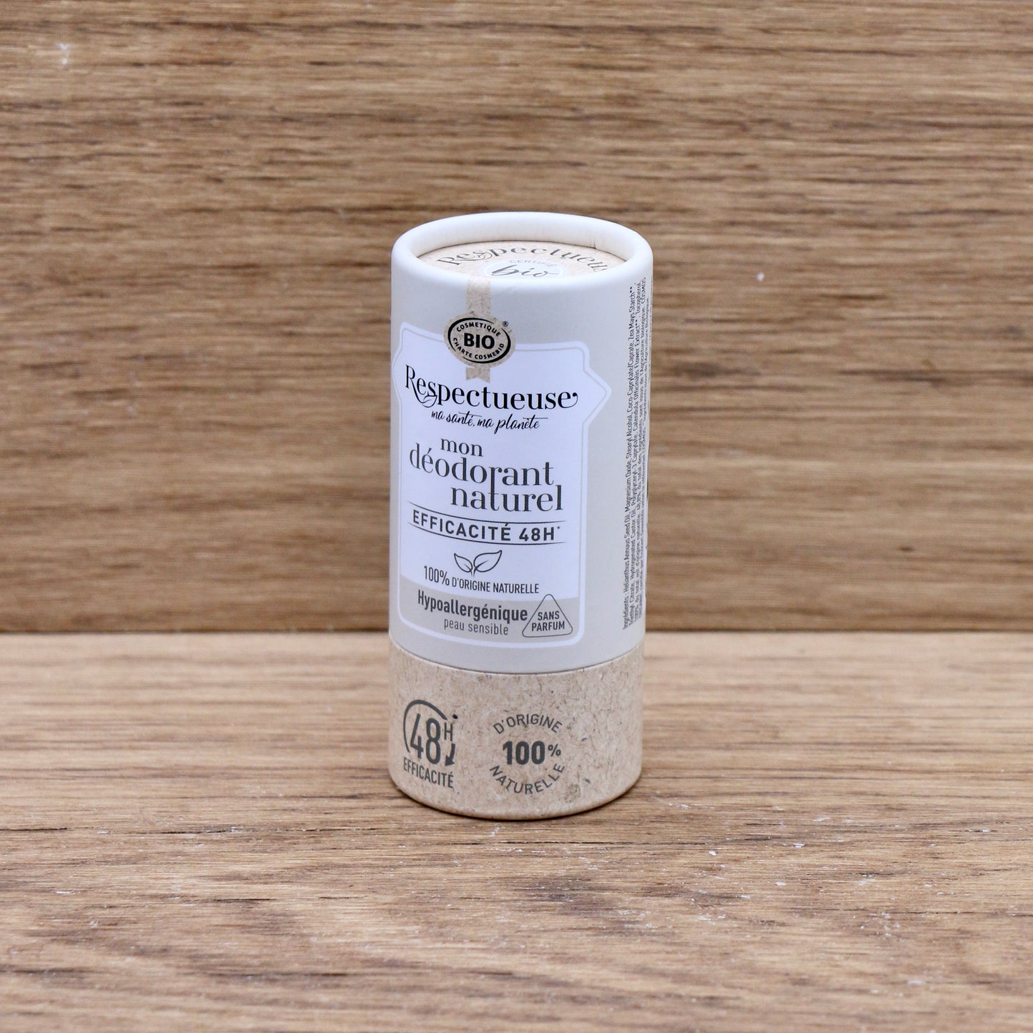 Déodorant naturel Hypoallergénique 50gr - Respectueuse