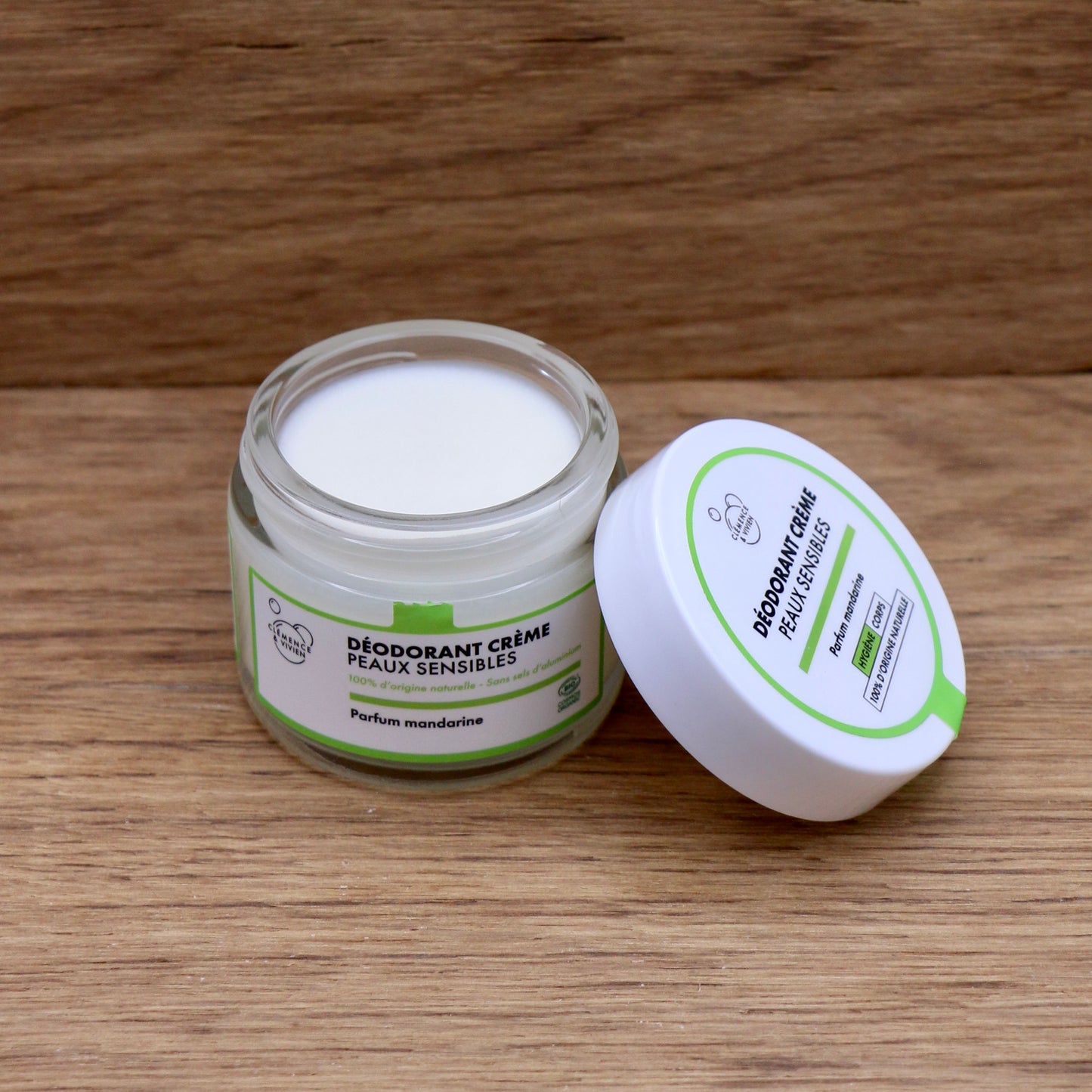 Déodorant naturel BIO Mandarine 50g - Clémence & Vivien