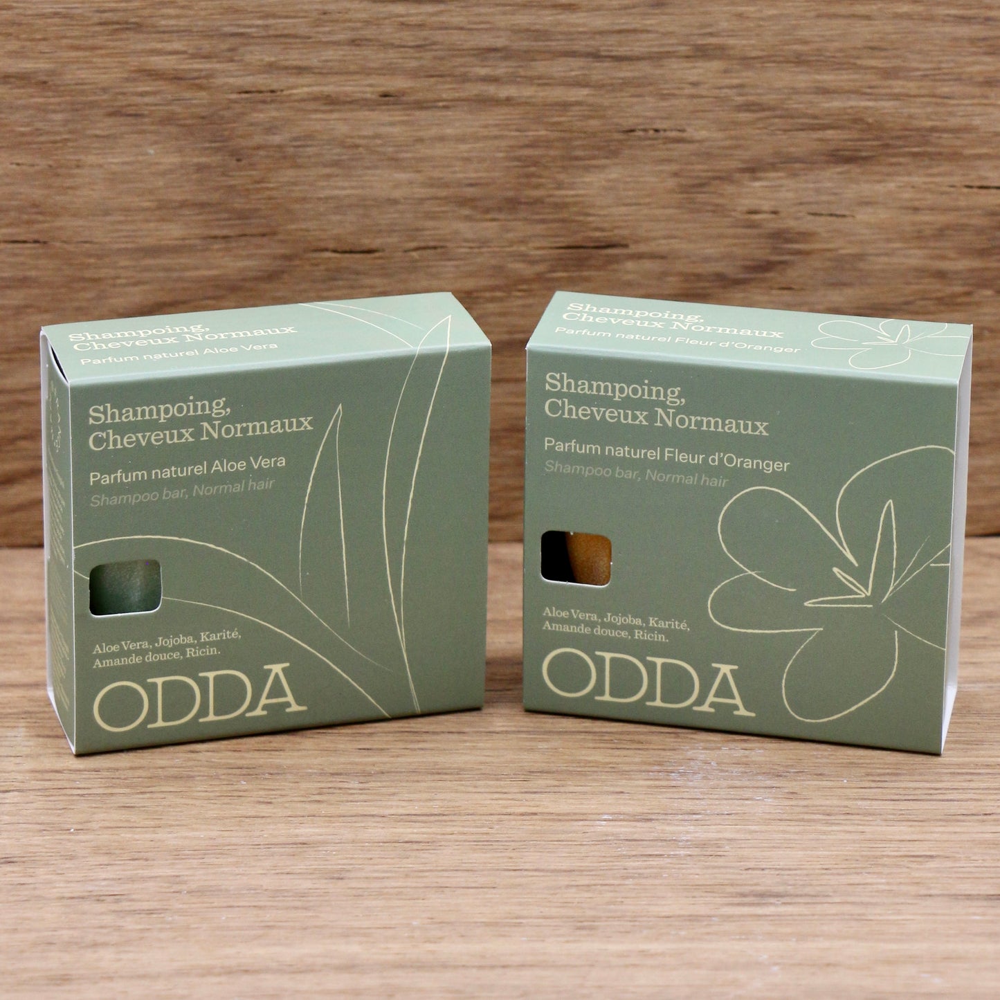 Shampoing cheveux normaux Aloé Vera 80g - Odda