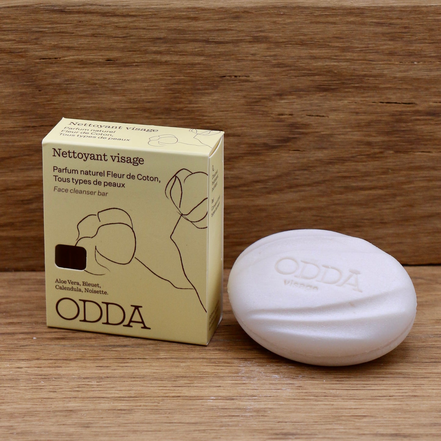 Nettoyant visage Fleur de Coton 75g - Odda