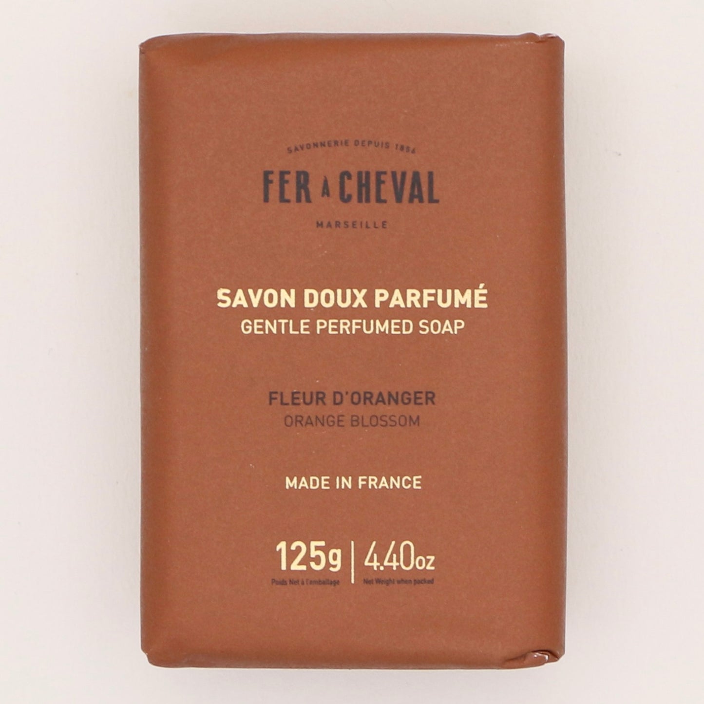 Savon doux Fleur d'Oranger 125g - Fer à Cheval
