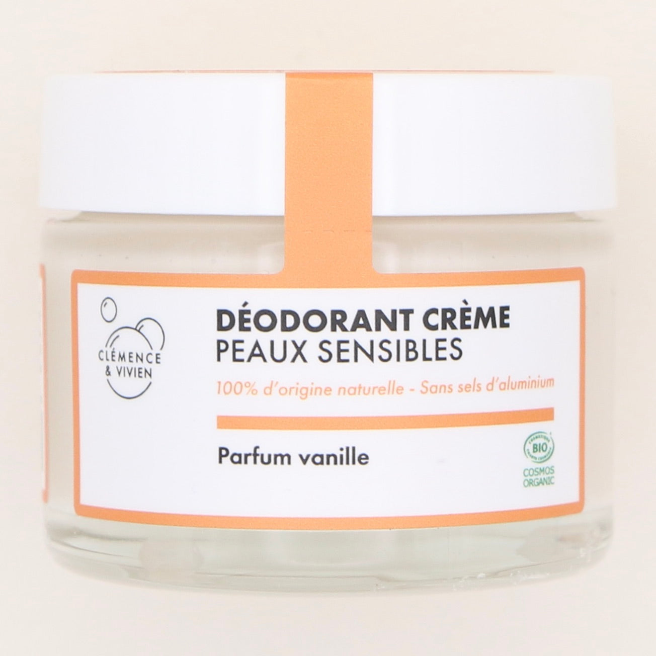 Déodorant naturel BIO Vanille 50g - Clémence & Vivien