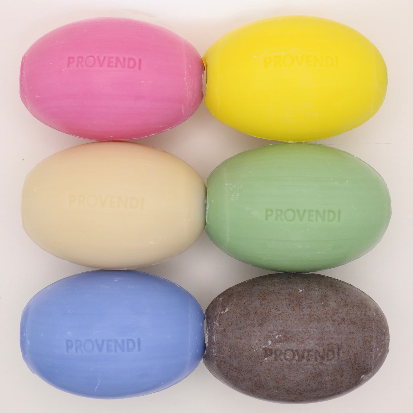 Savon rotatif 295g - Provendi - Lot de 6 découverte (6 parfums)