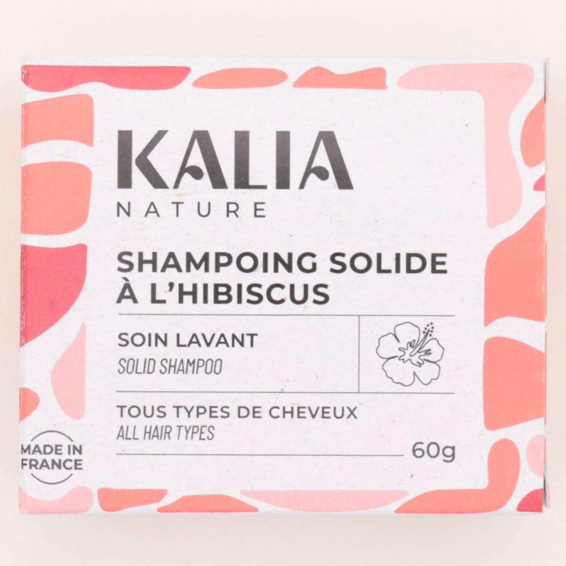 Shampoing solide cheveux ternes et sensibles à l’Hibiscus 60g - Kalia Nature