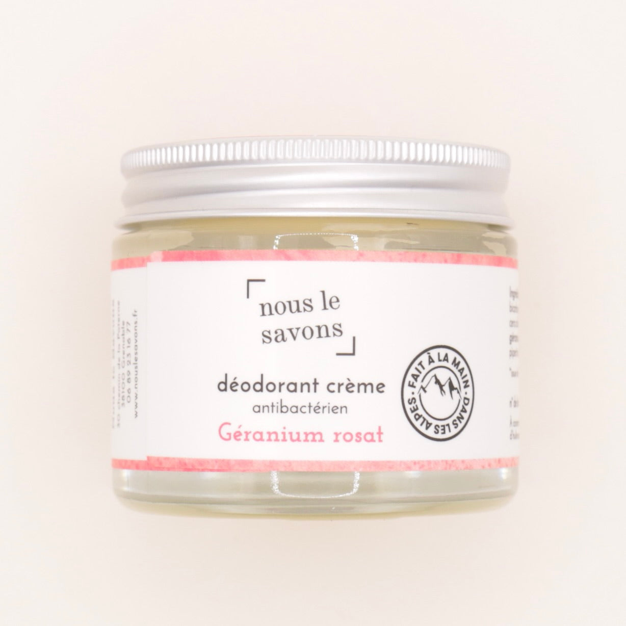 Déodorant naturel BIO Géranium Rosat 75g - Nous Le Savons
