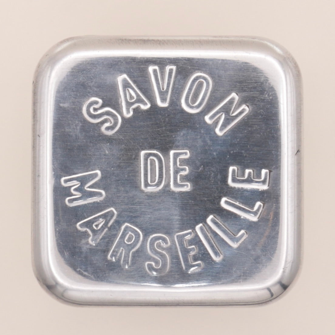 Boîte à savon en aluminium « Savon de Marseille » - Tadé