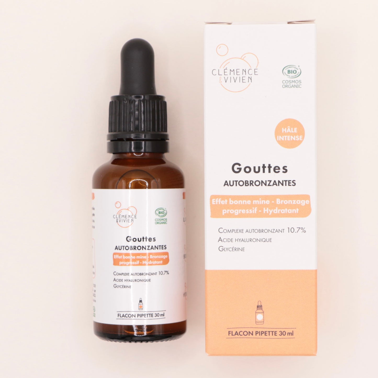 Gouttes Autobronzantes Effet Bonne Mine 30ml - Clémence & Vivien