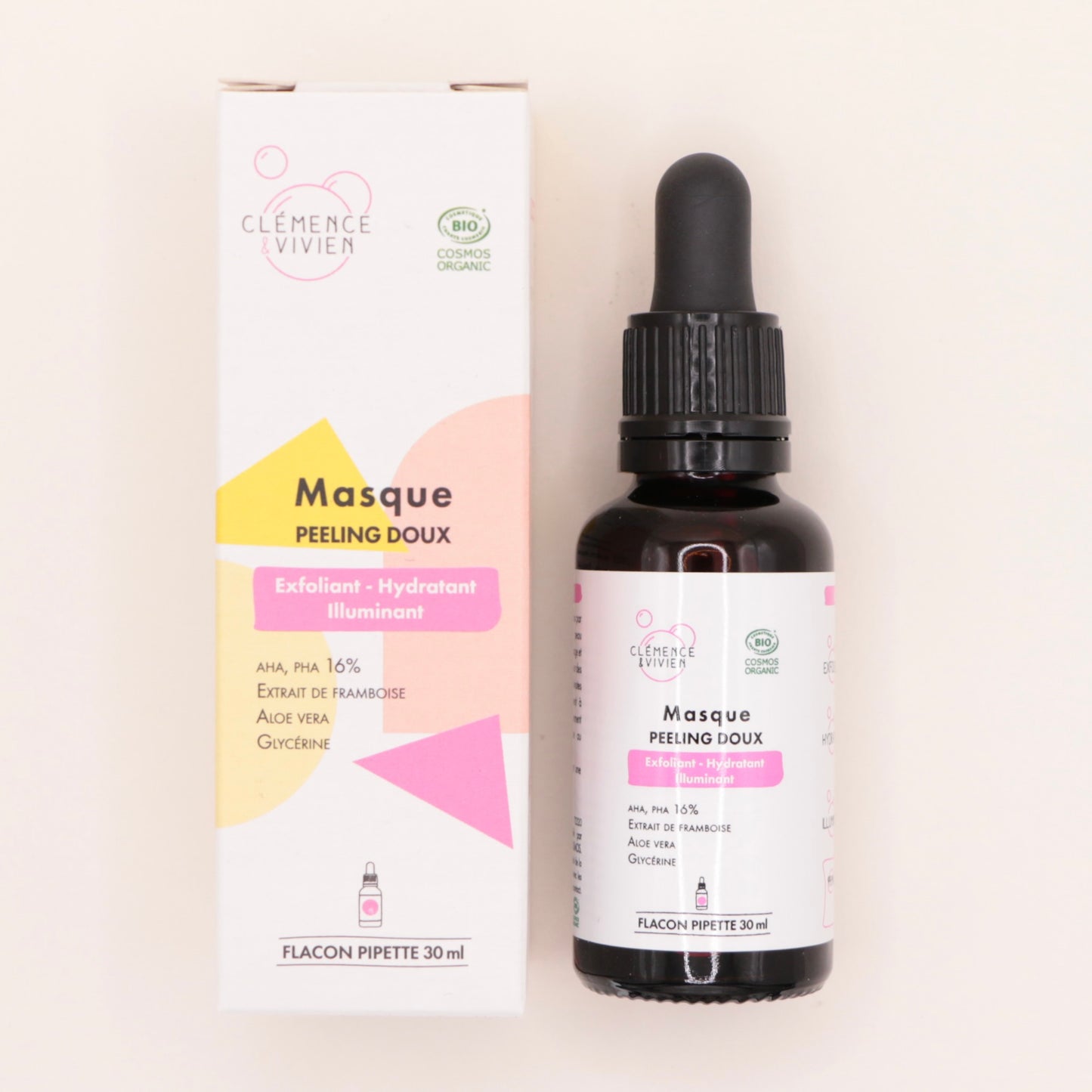 Masque peeling doux 30ml - Clémence & Vivien