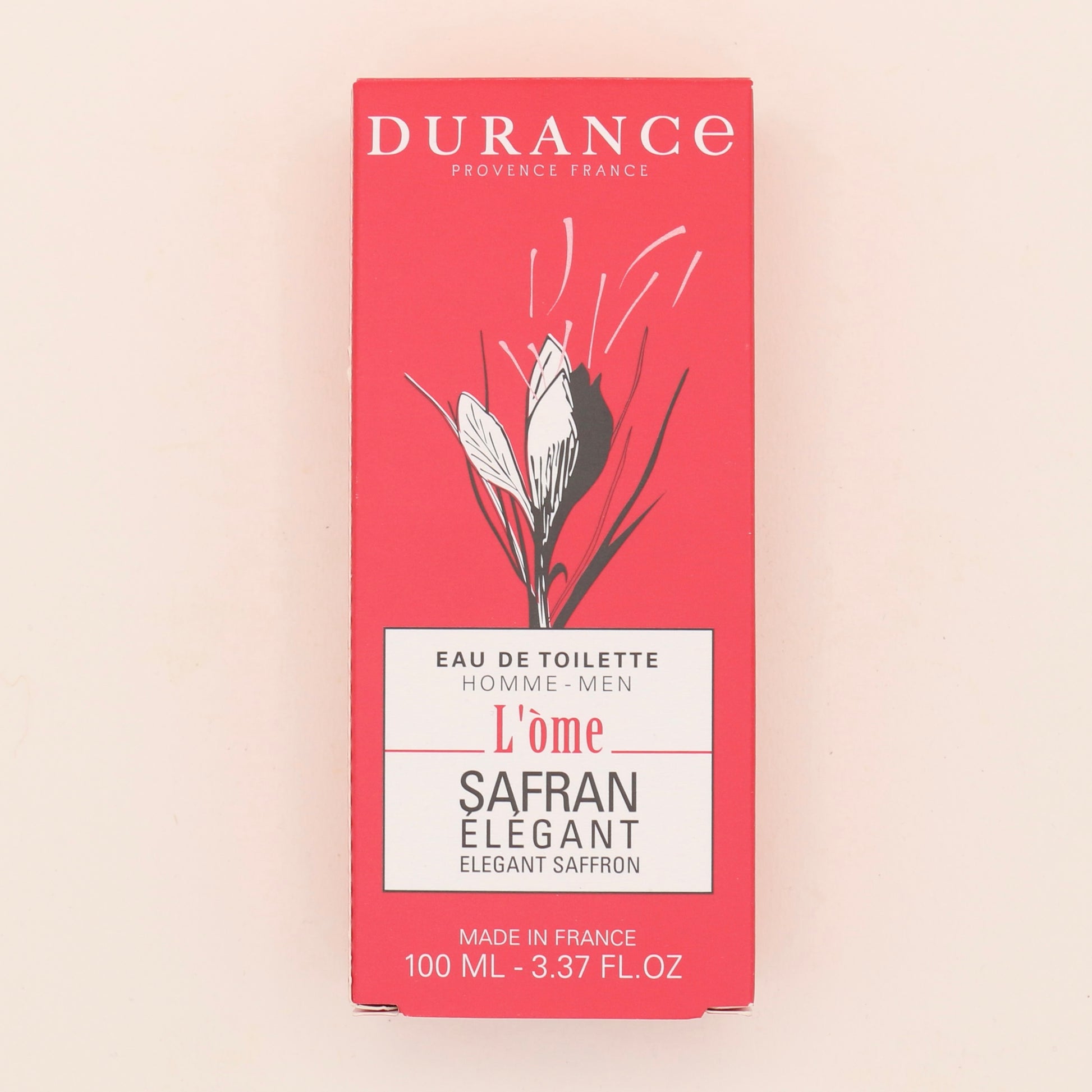 Eau de toilette Safran Élégant 100ml - Durance