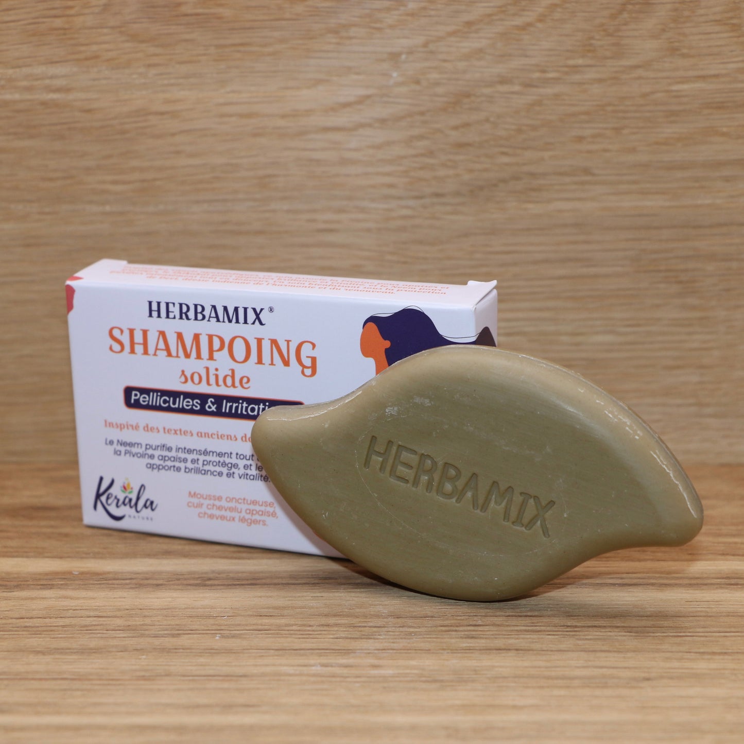 Shampoing solide Pellicules & Irritation Herbamix 70g - Kerala Nature