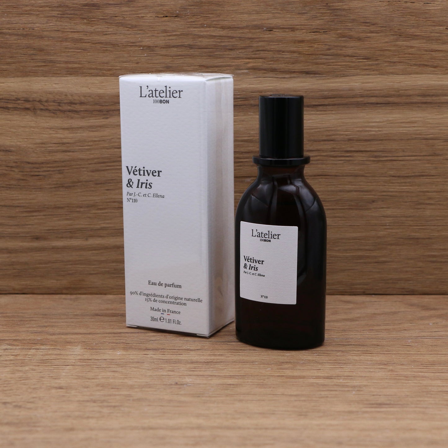 Eau de parfum Vétiver & Iris 30ml - 100BON